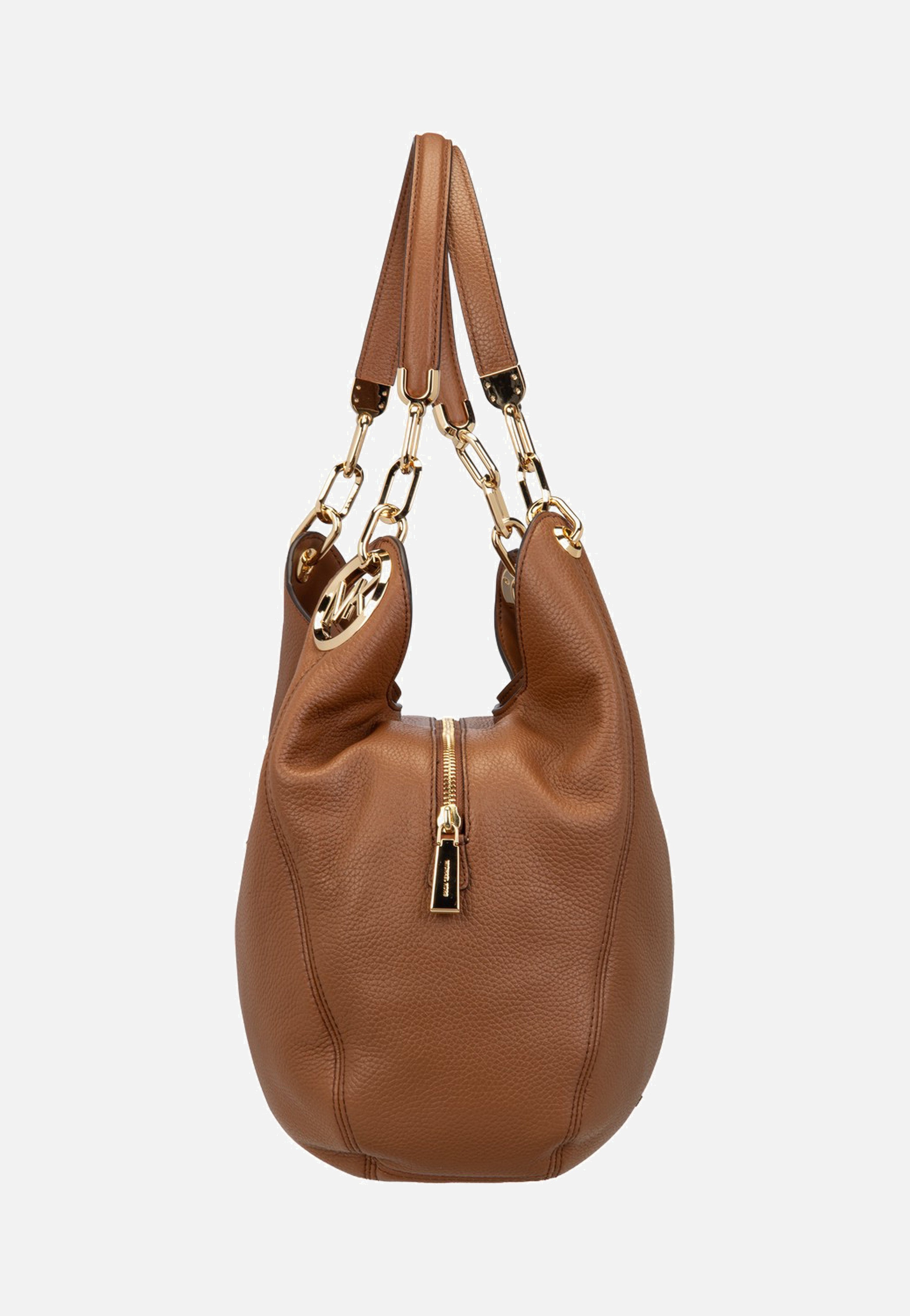 Michael Kors - Lillie Large Chain Shoulder Tote Luggage - Hobo Bag | Women-Image