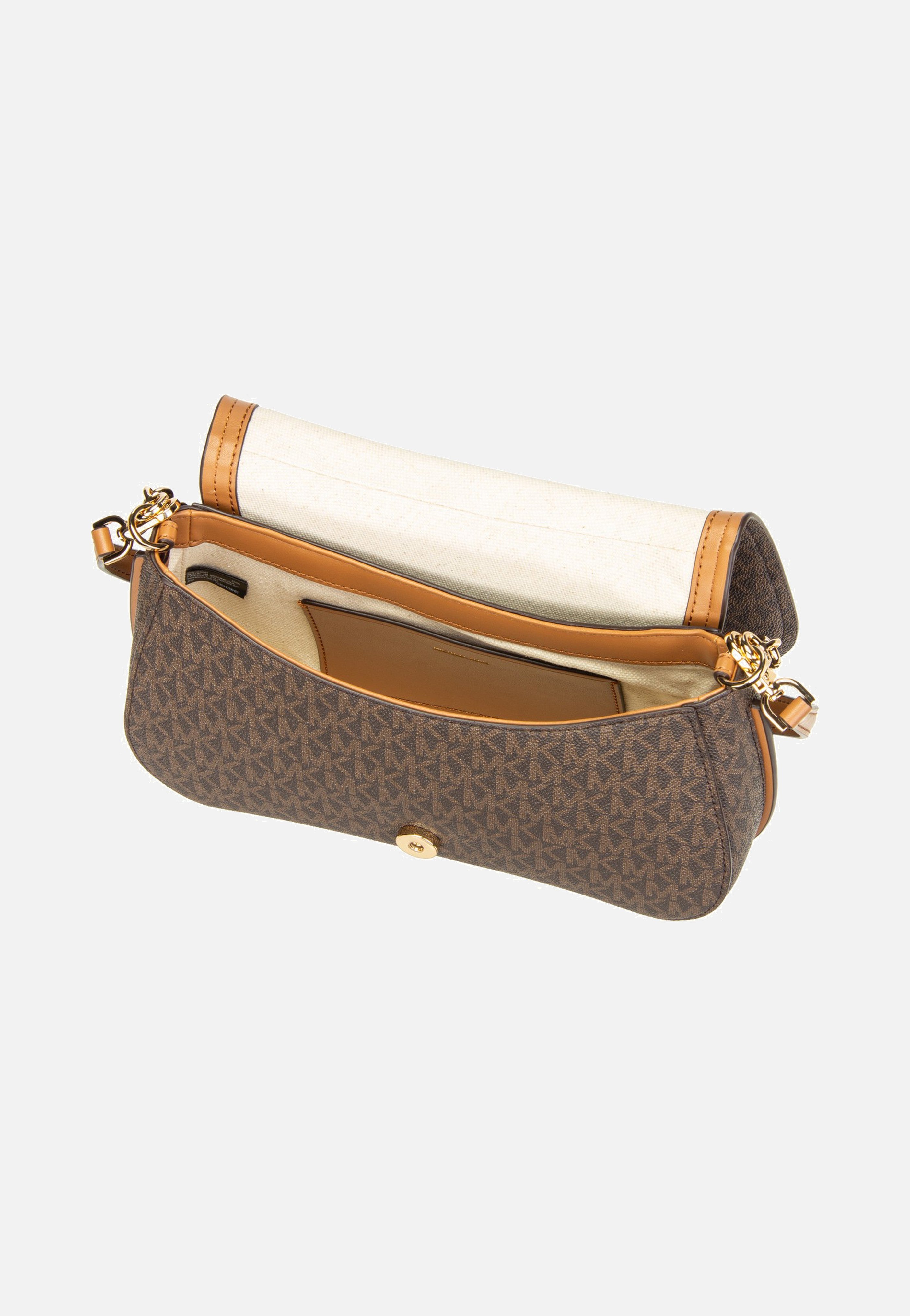 Michael Kors Nolita MD Chain Conv Brown/Acorn Shoulder Bag