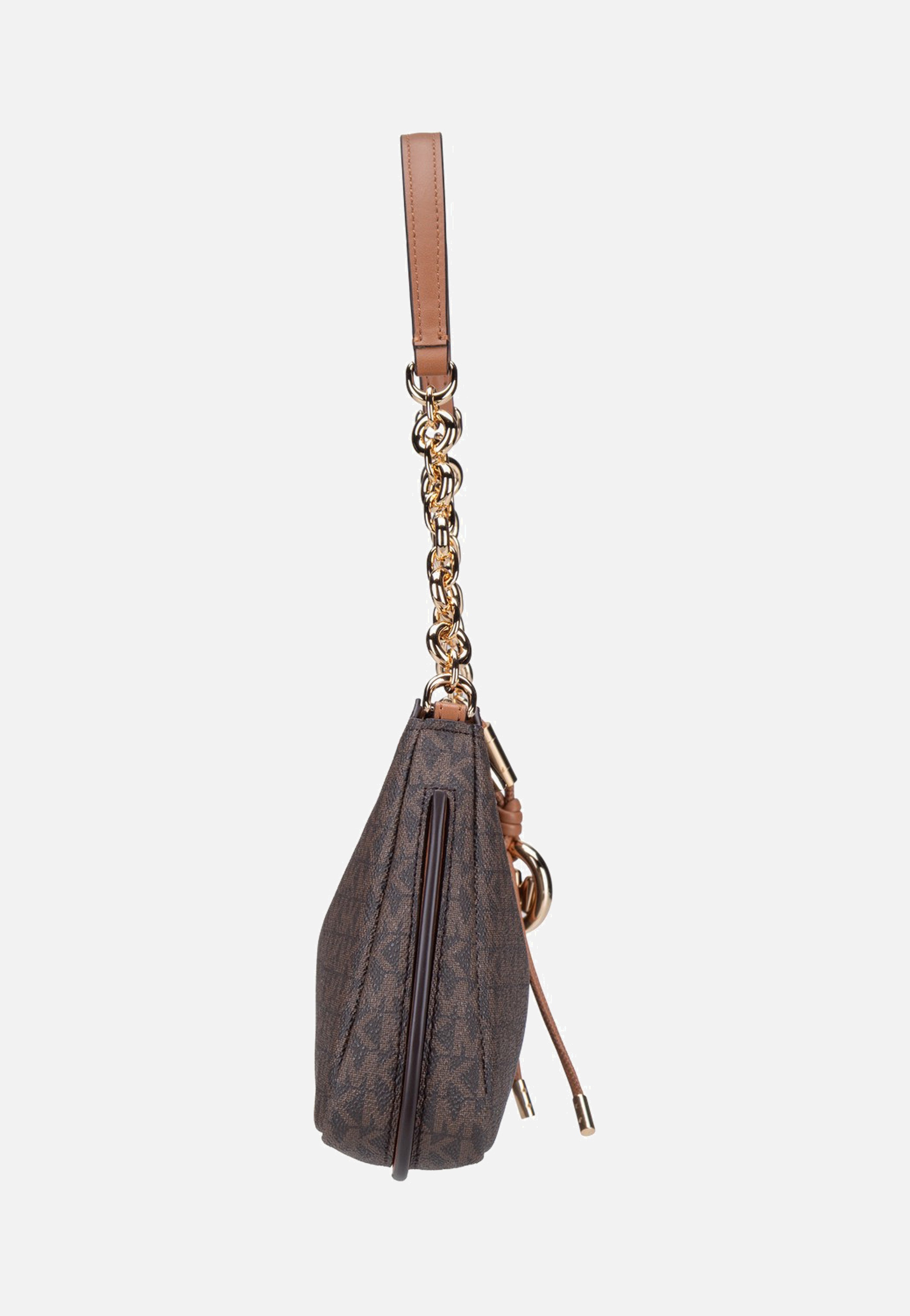 Michael Kors Nolita MD Chain Pouchette Brown/Acorn Clutch
