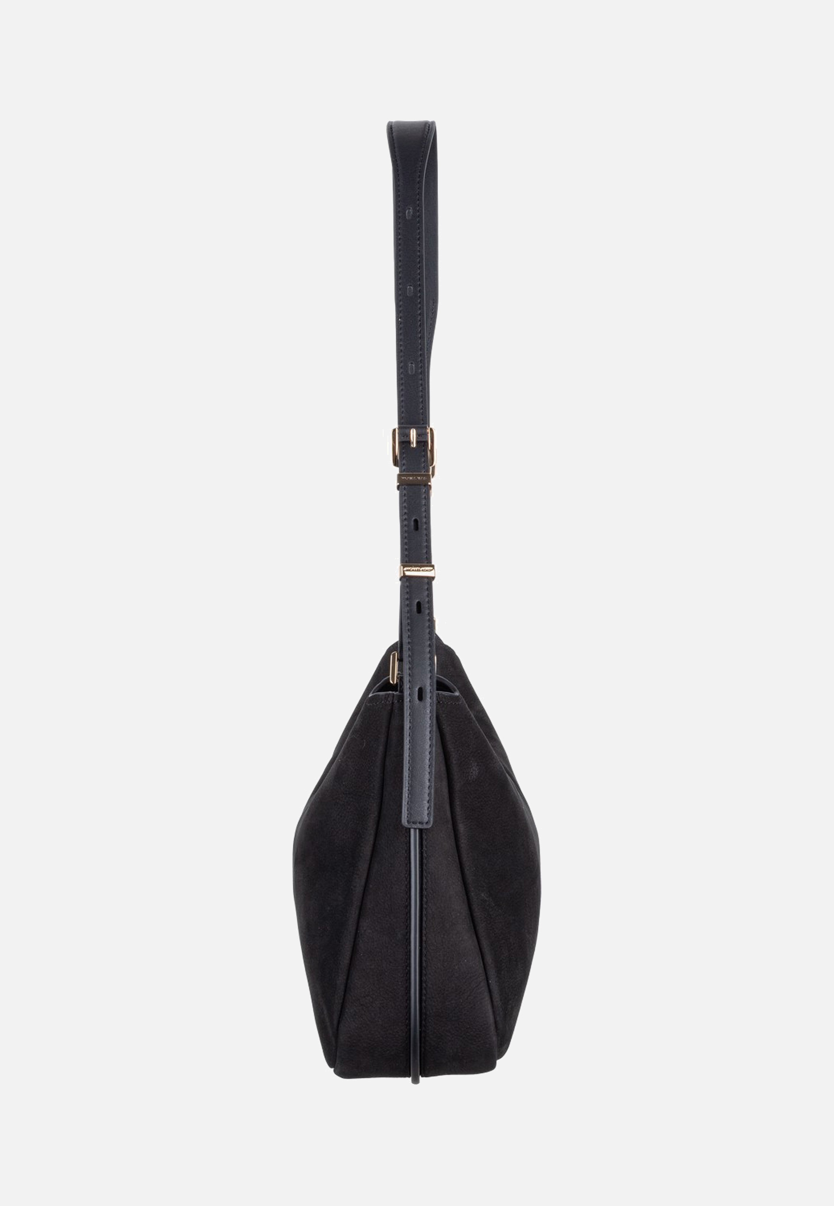 Michael Kors Nolita Medium Tz Conv Shldr Black Hobo Bag