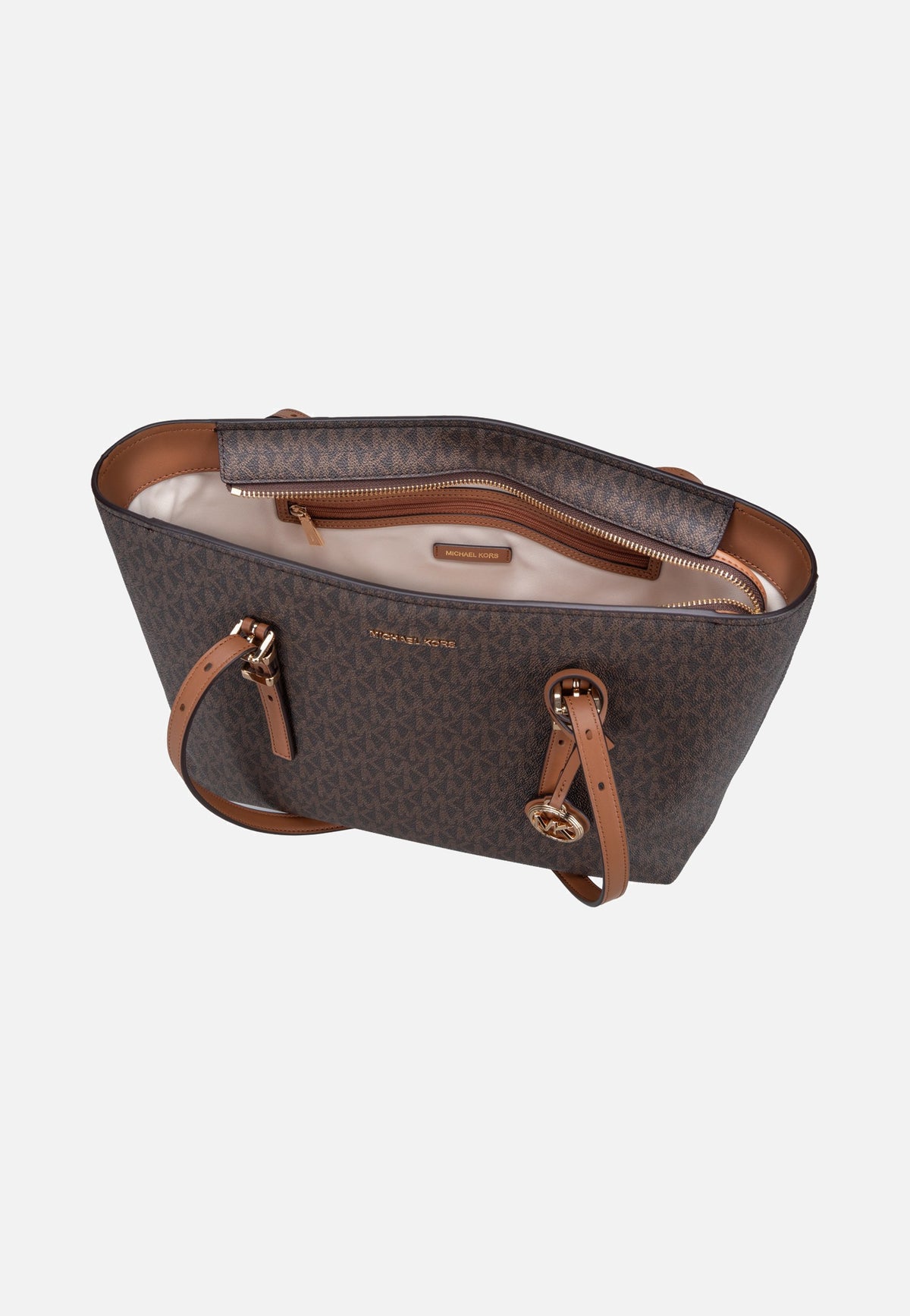 Michael Kors Quinn MD Ew Tz Tote Brown/Acorn Acquirente