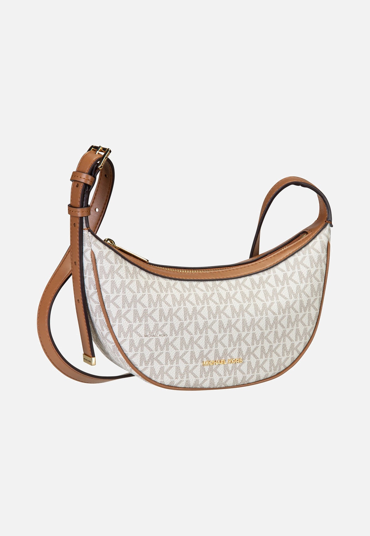 Michael Kors Skye MD Conv Sling Xbody Vanilla/Acorn Bolso bandolera