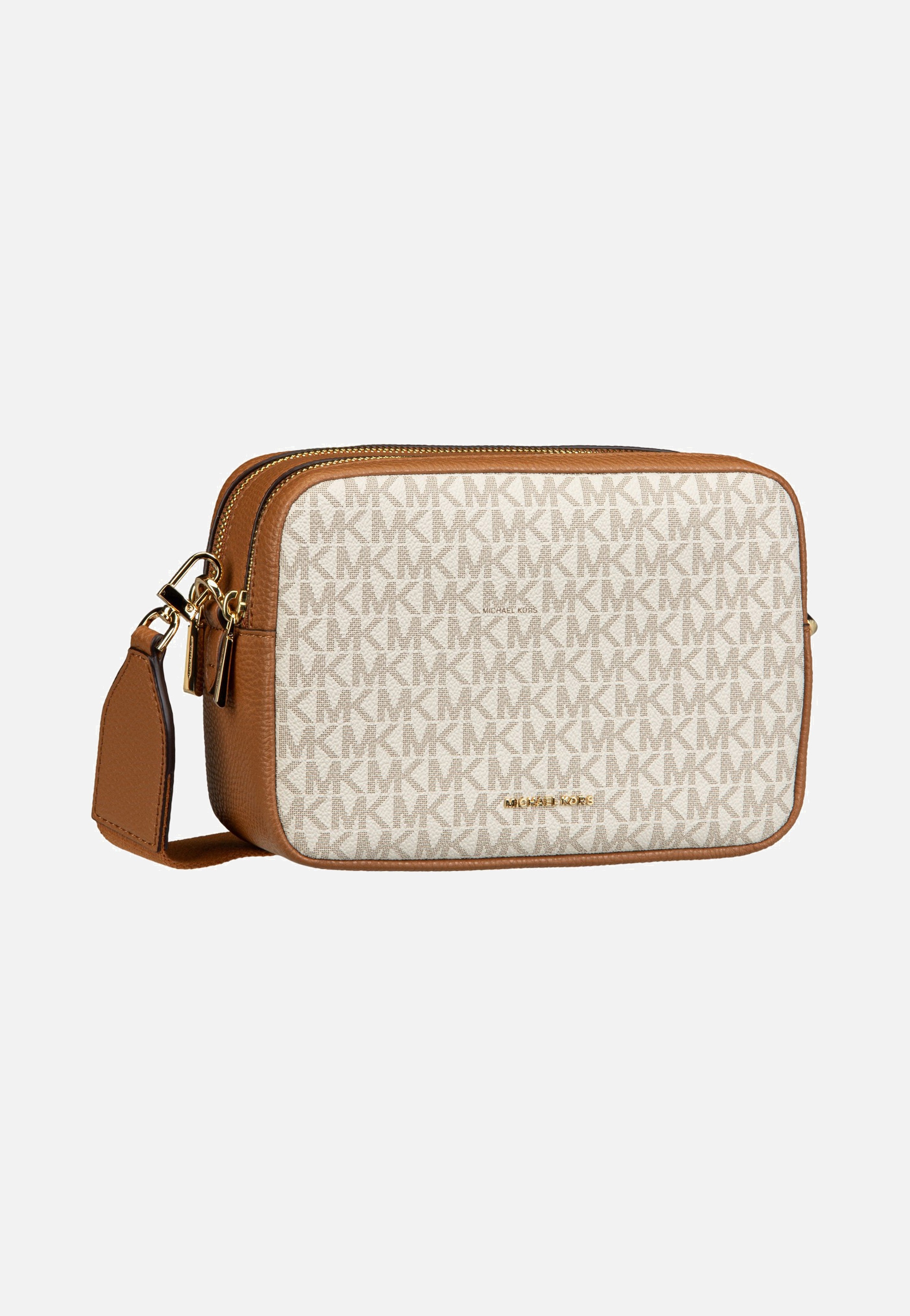 Michael Kors Bryant MD Double Zip Chain Cam Vanilla/Acorn