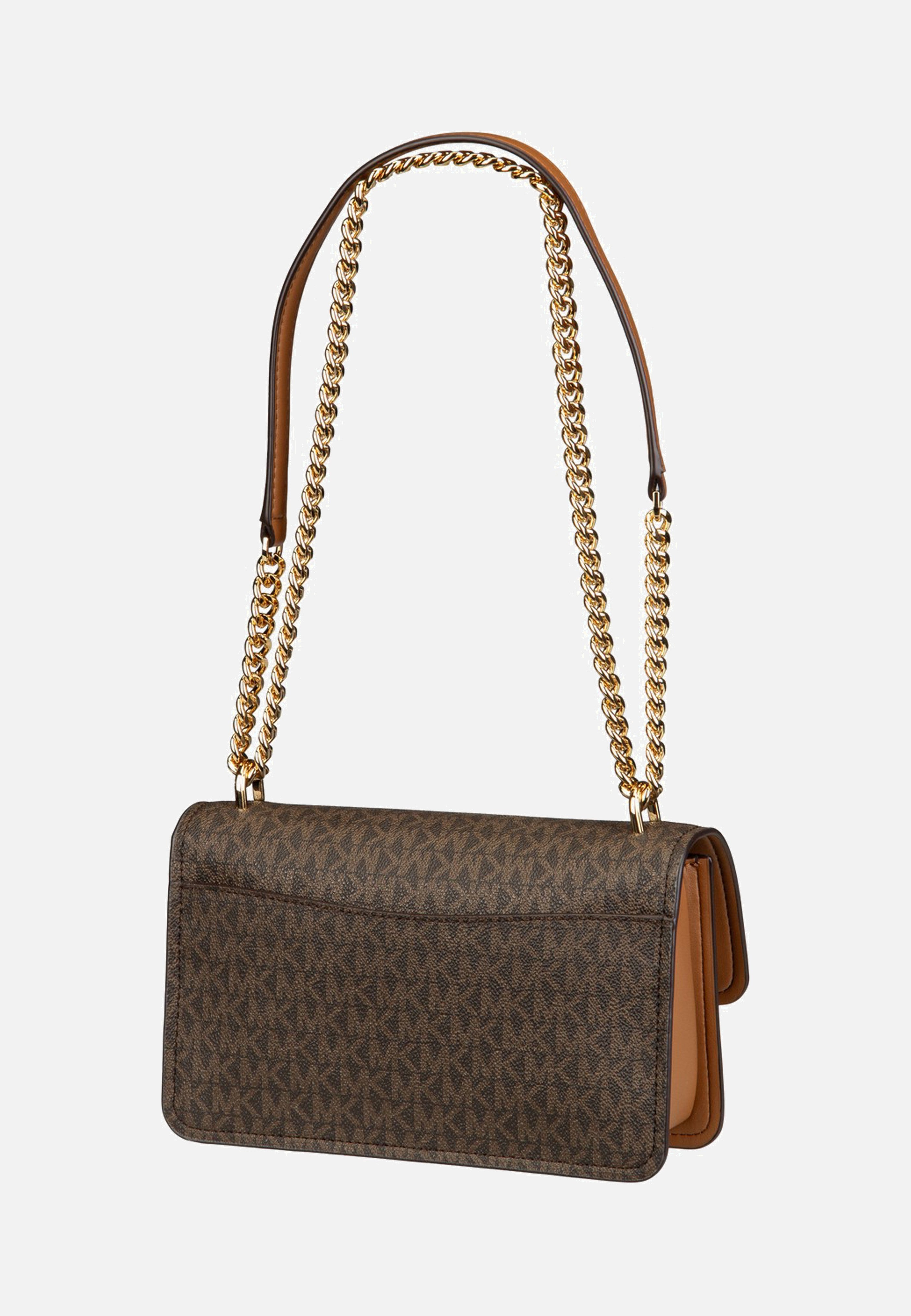 Michael Kors Claire LG Shoulder MK Sig Brown/Acorn Shoulder Bag