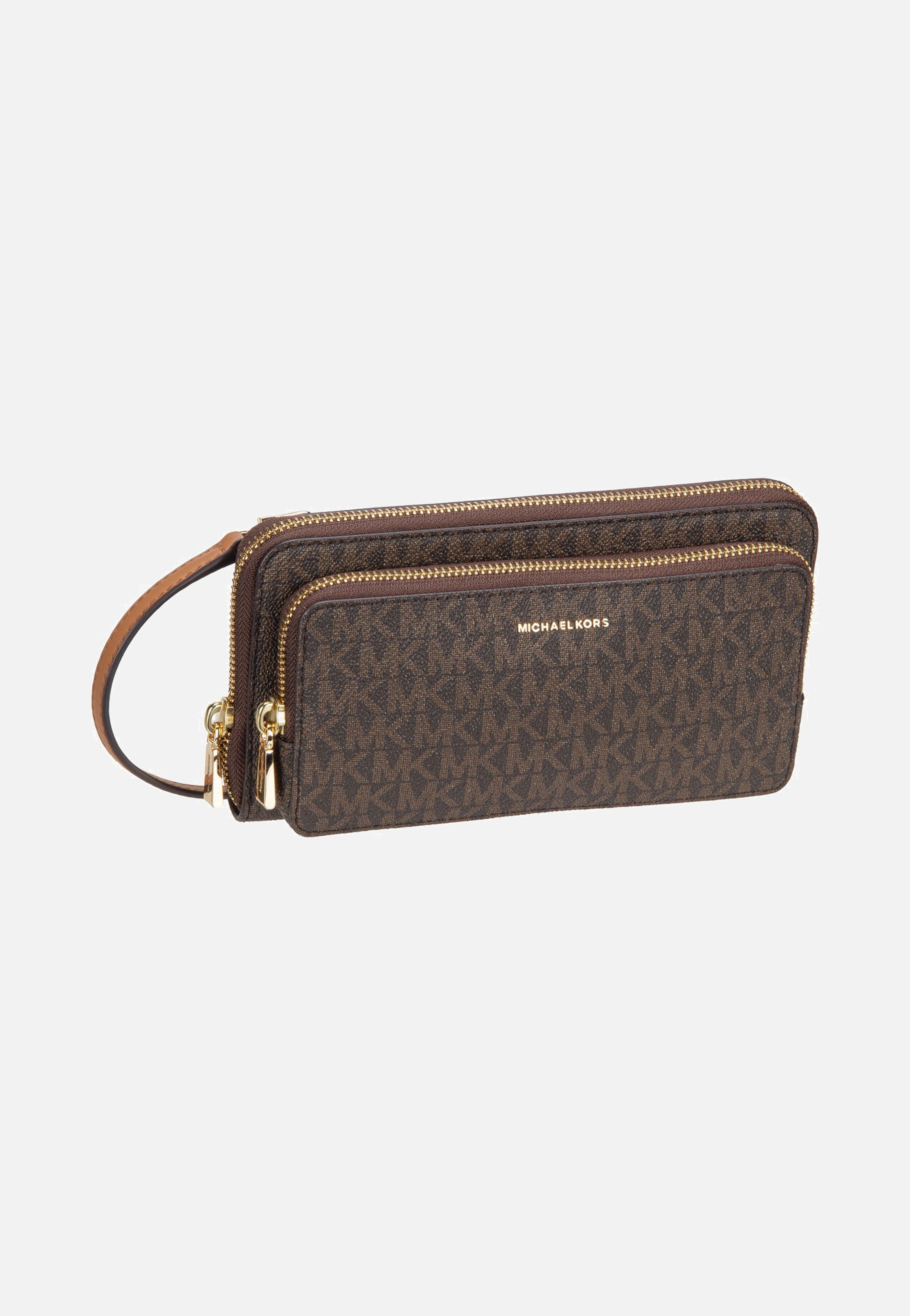 Michael Kors Jet Set LG Continental Xbody Brown/Acorn Evening Bag