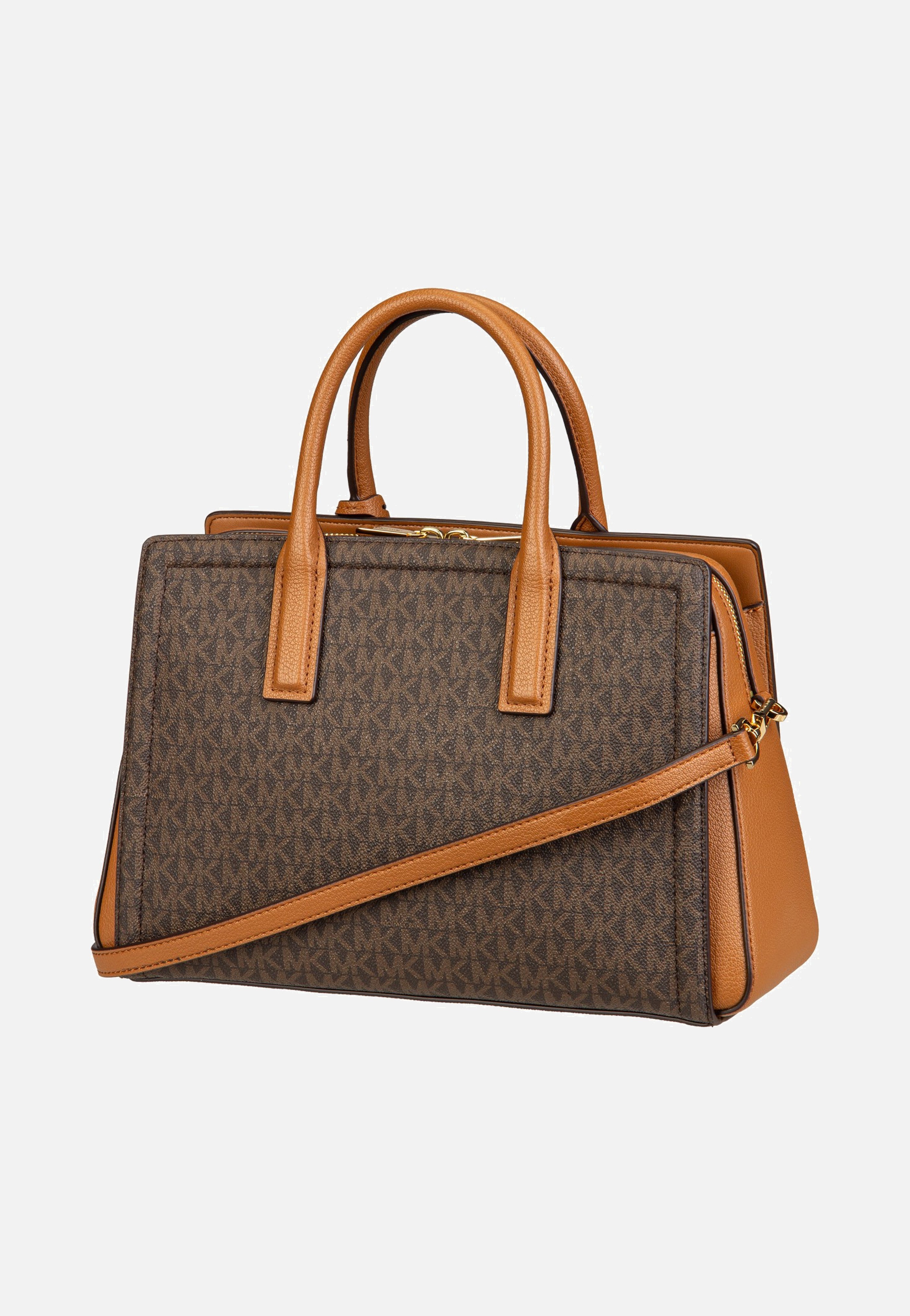 Michael Kors Laila MD Satchel Brown/Acorn Satchel