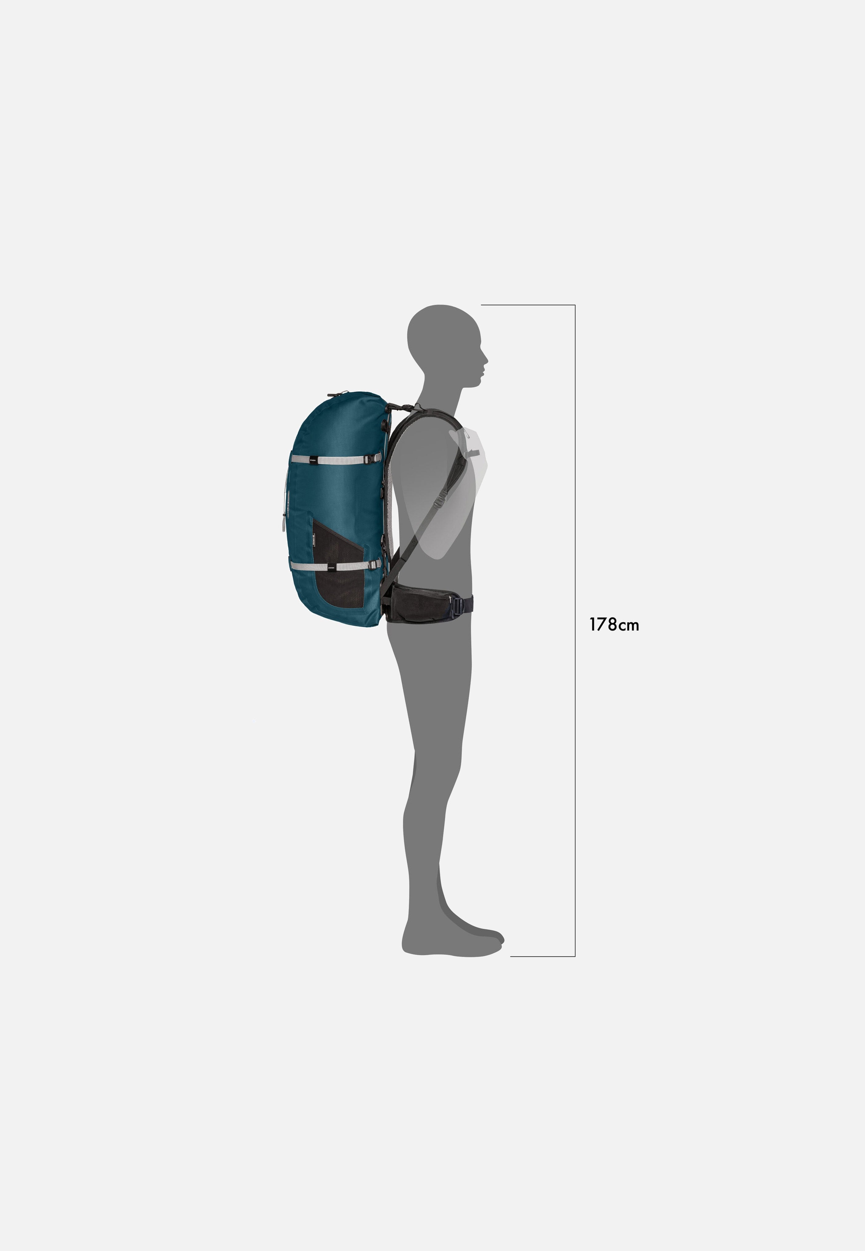 ORTLIEB - Atrack 45L Petrol - Travel Backpack | Neutral-Image