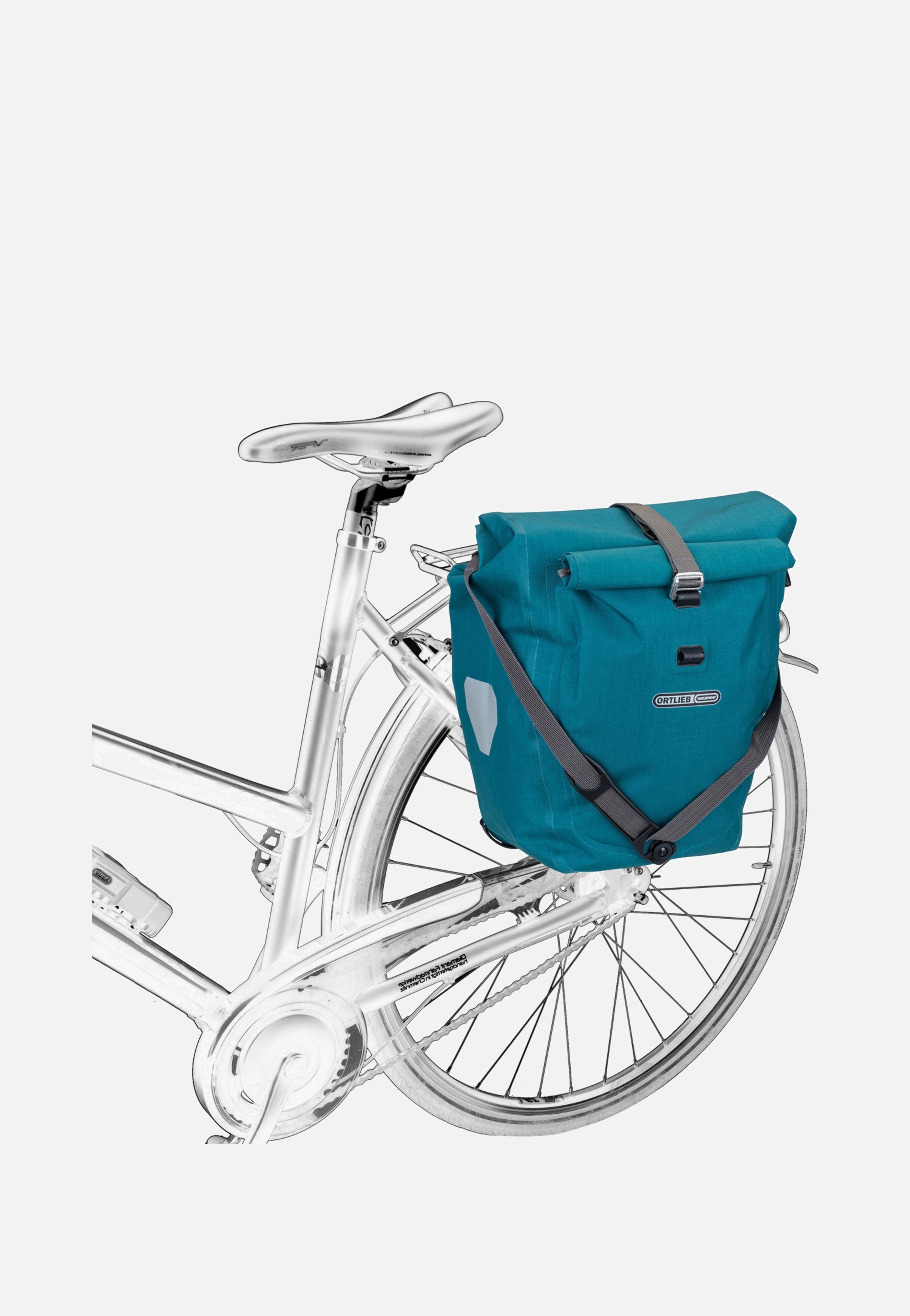 ORTLIEB - Back-Roller Plus Single QL2.1 Denim - Bike Bag | Neutral-Image