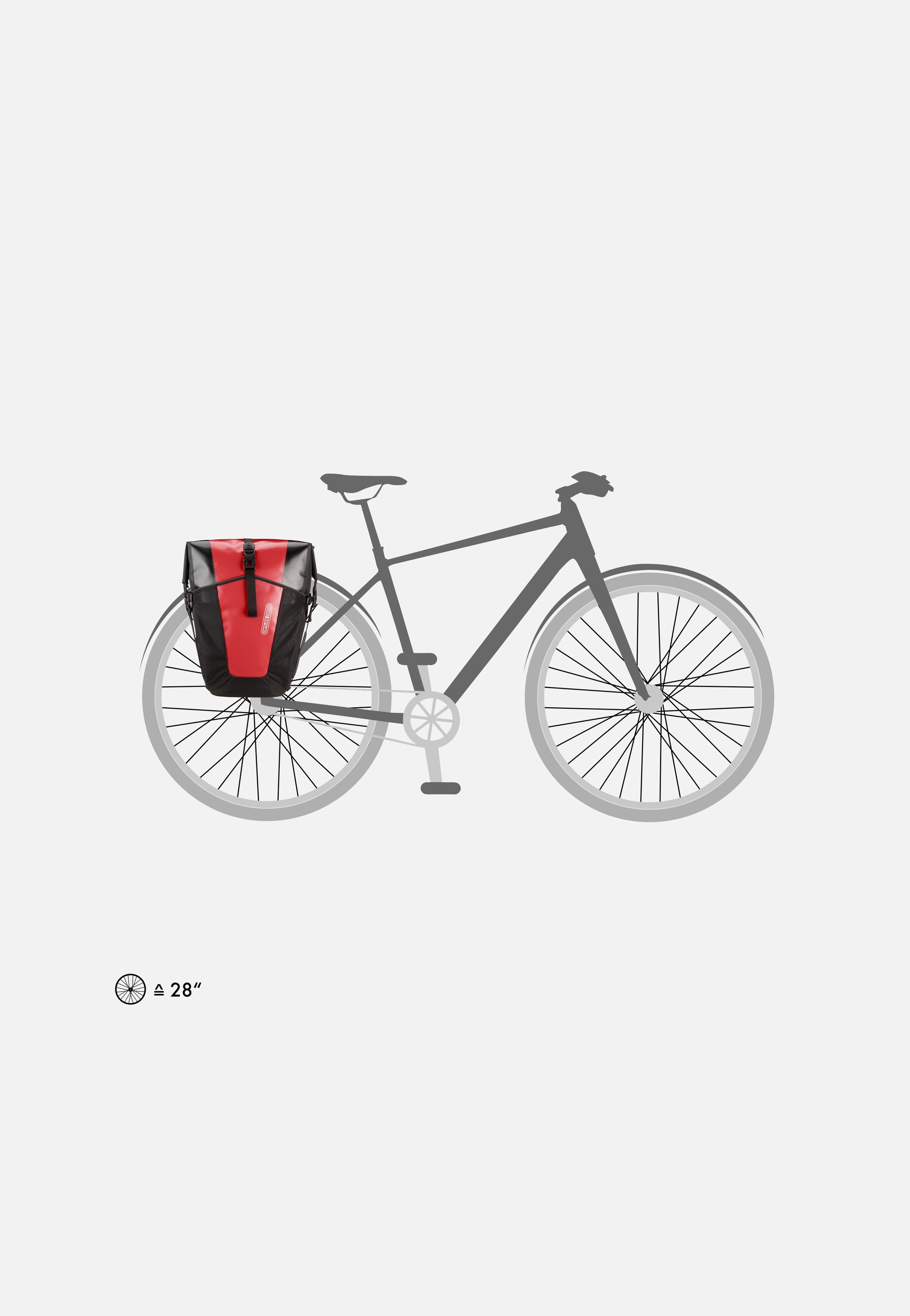ORTLIEB - Back-Roller XL Rot Schwarz - Bike Bag | Neutral-Image