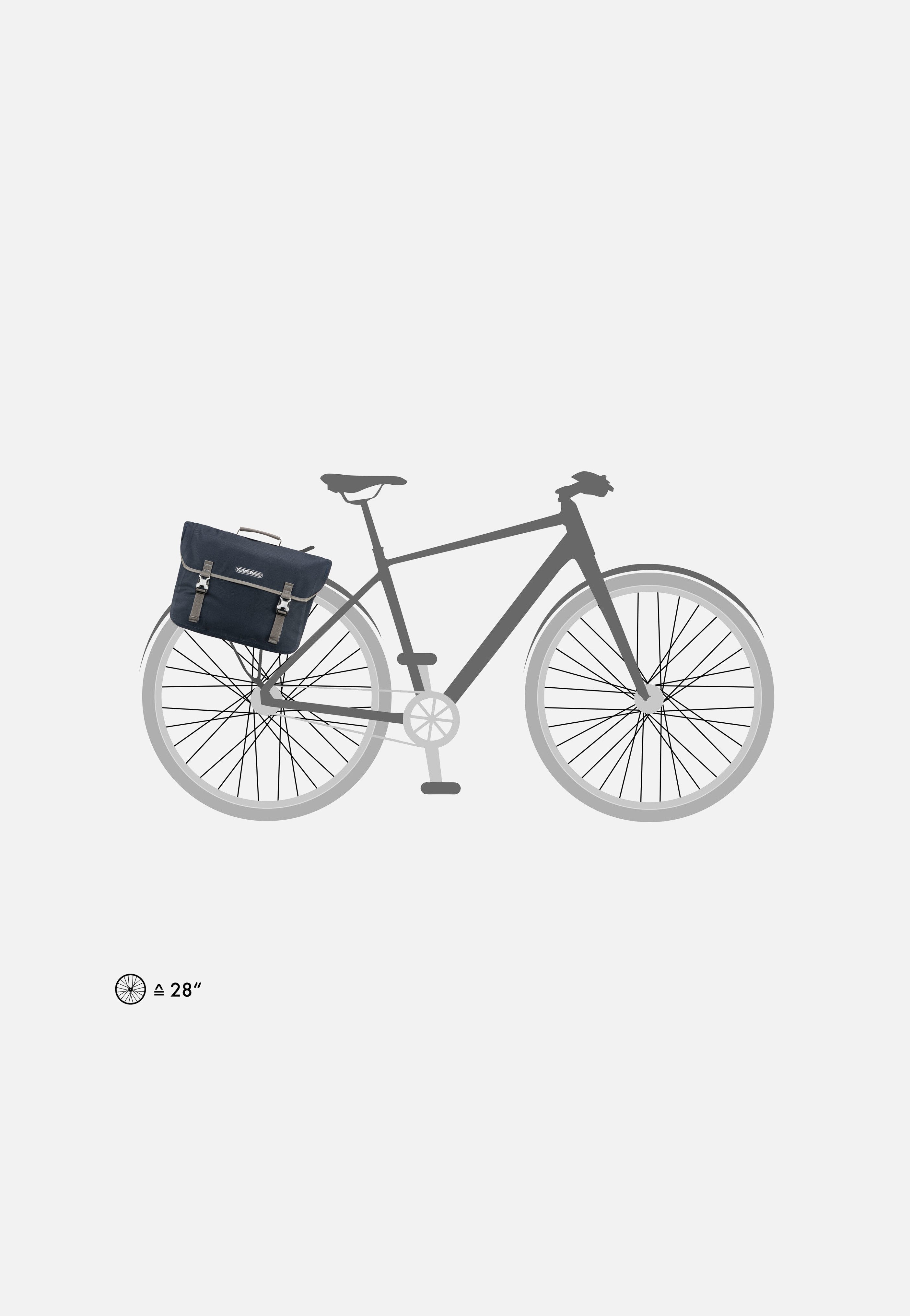 ORTLIEB - Commuter-Bag Urban QL2.1 Ink - Bike Bag | Neutral-Image