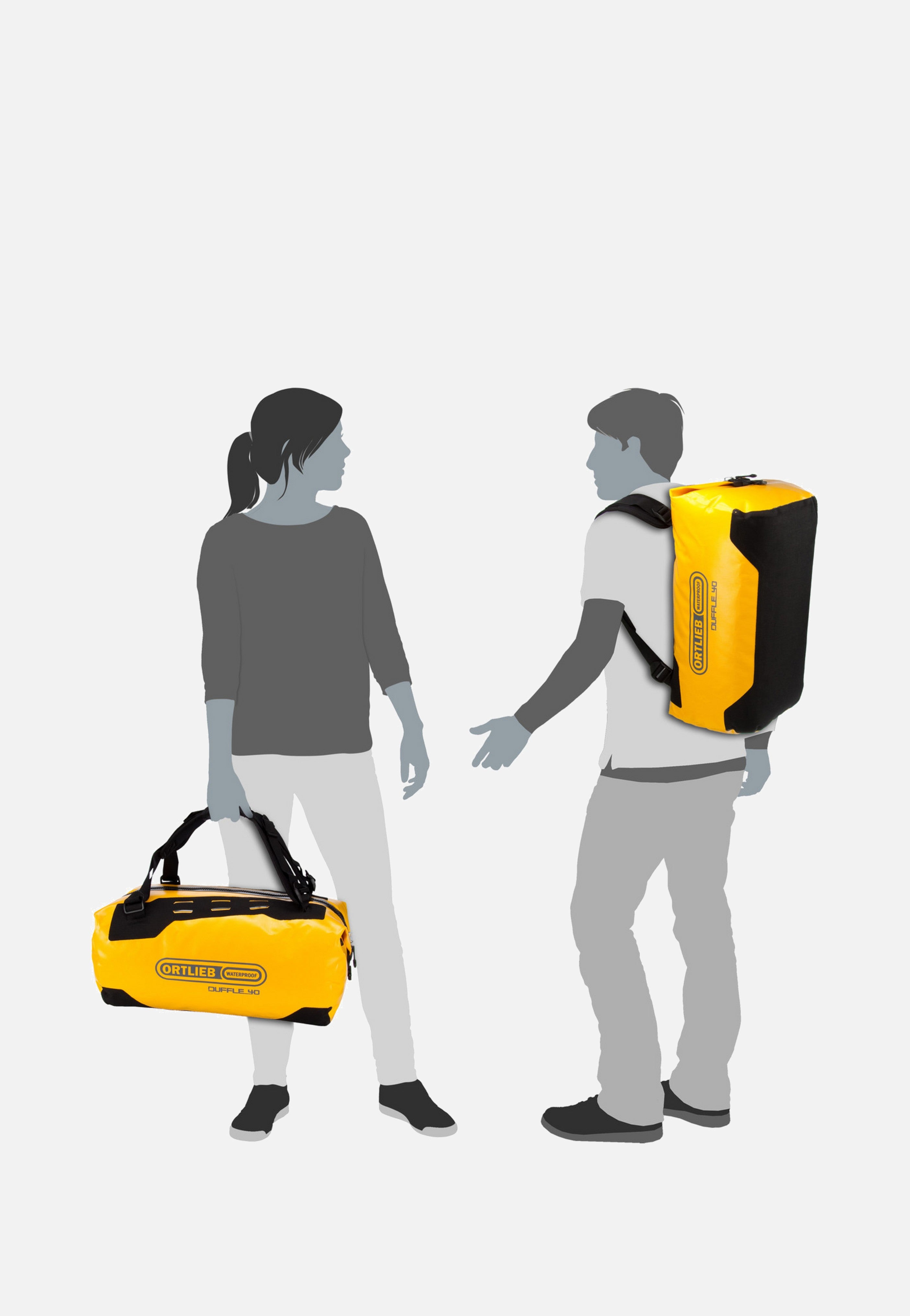 ORTLIEB - Duffle 40L Sonne-Schwarz - Duffle Bags | Neutral-Image