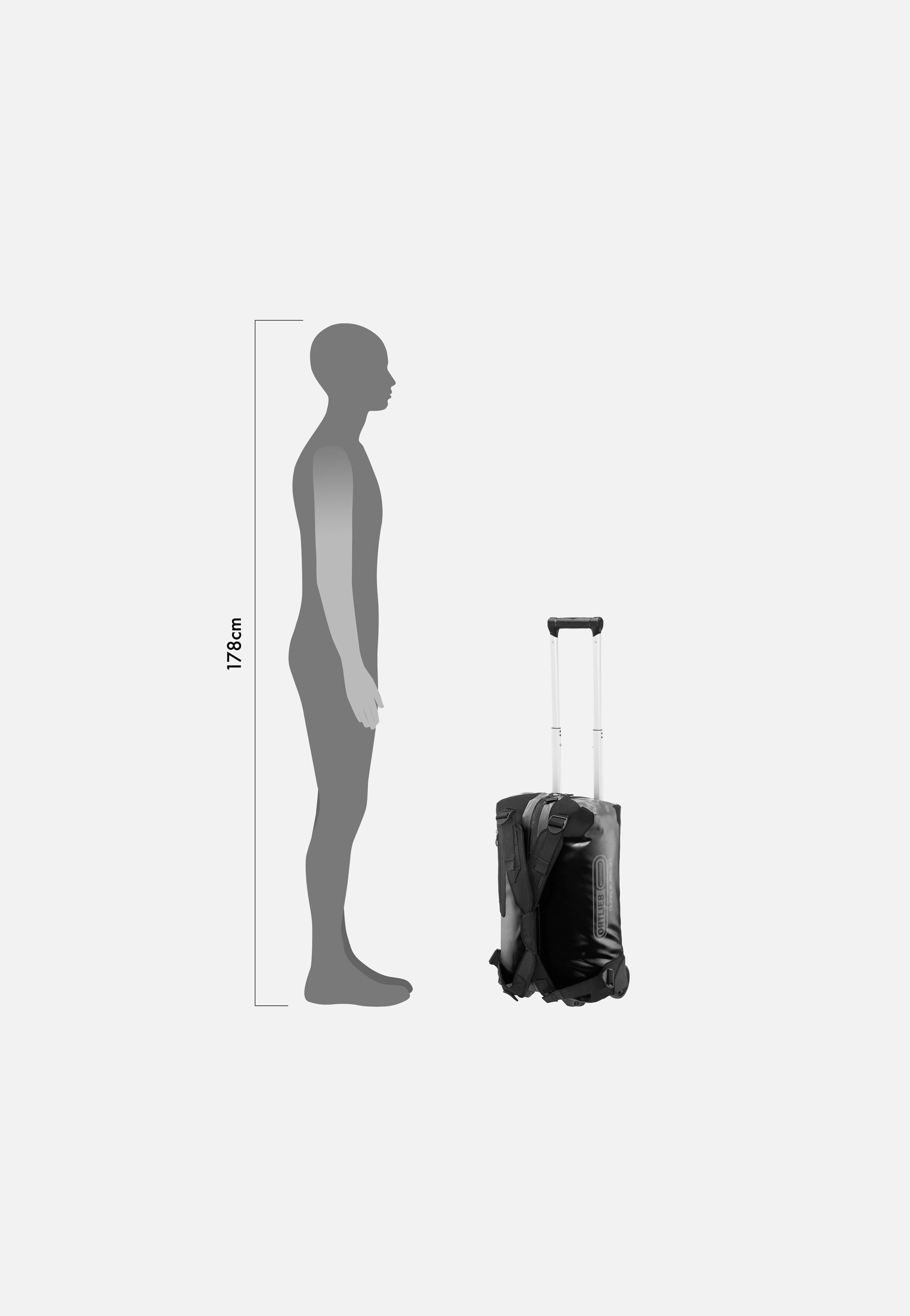 ORTLIEB Duffle RG 34L Schwarz Travel Bag