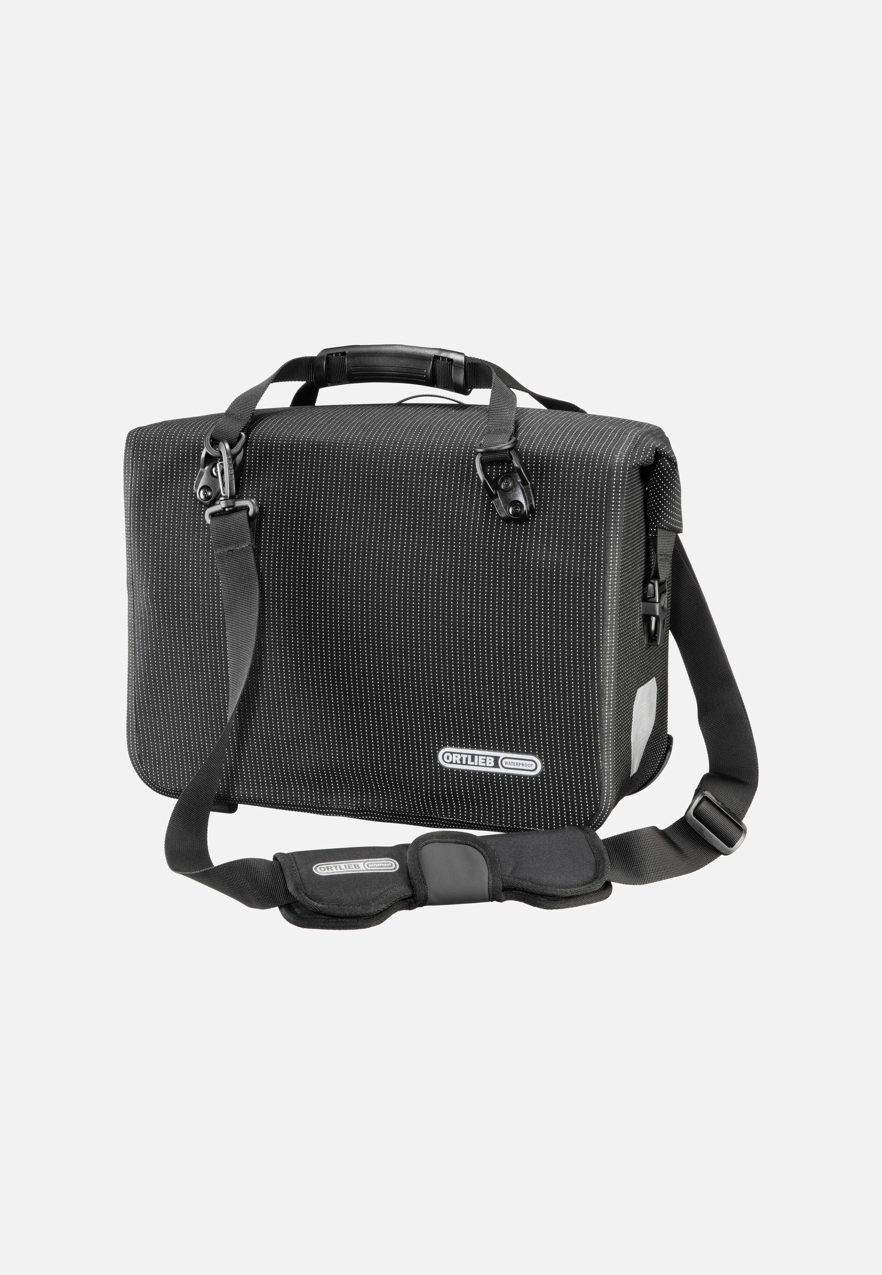 ORTLIEB - Office-Bag 21 High Visibility QL3.1 Black Reflective - Bike Bag | Neutral-Image