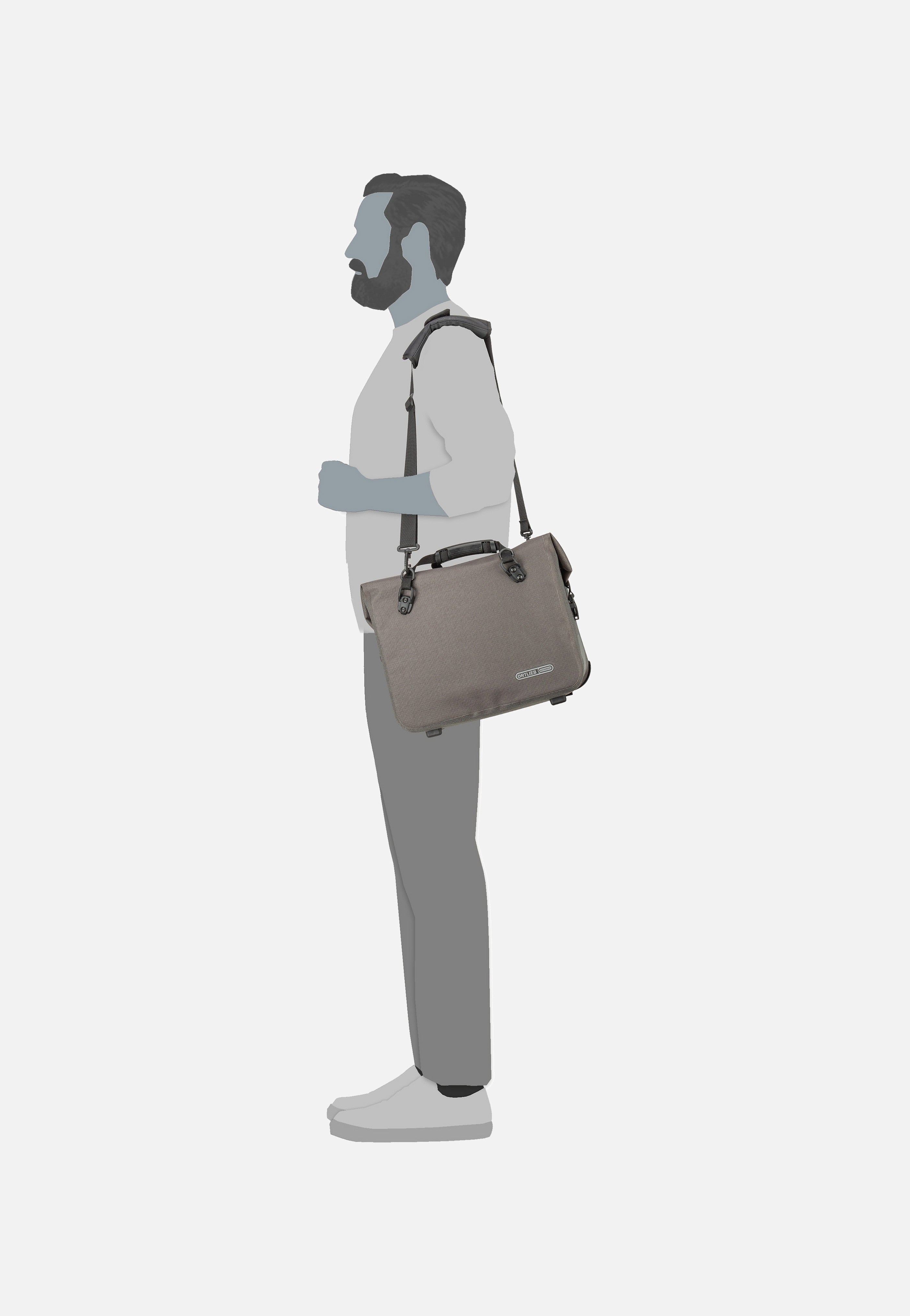 ORTLIEB - Office-Bag Urban QL2.1 Pepper - Bike Bag | Neutral-Image