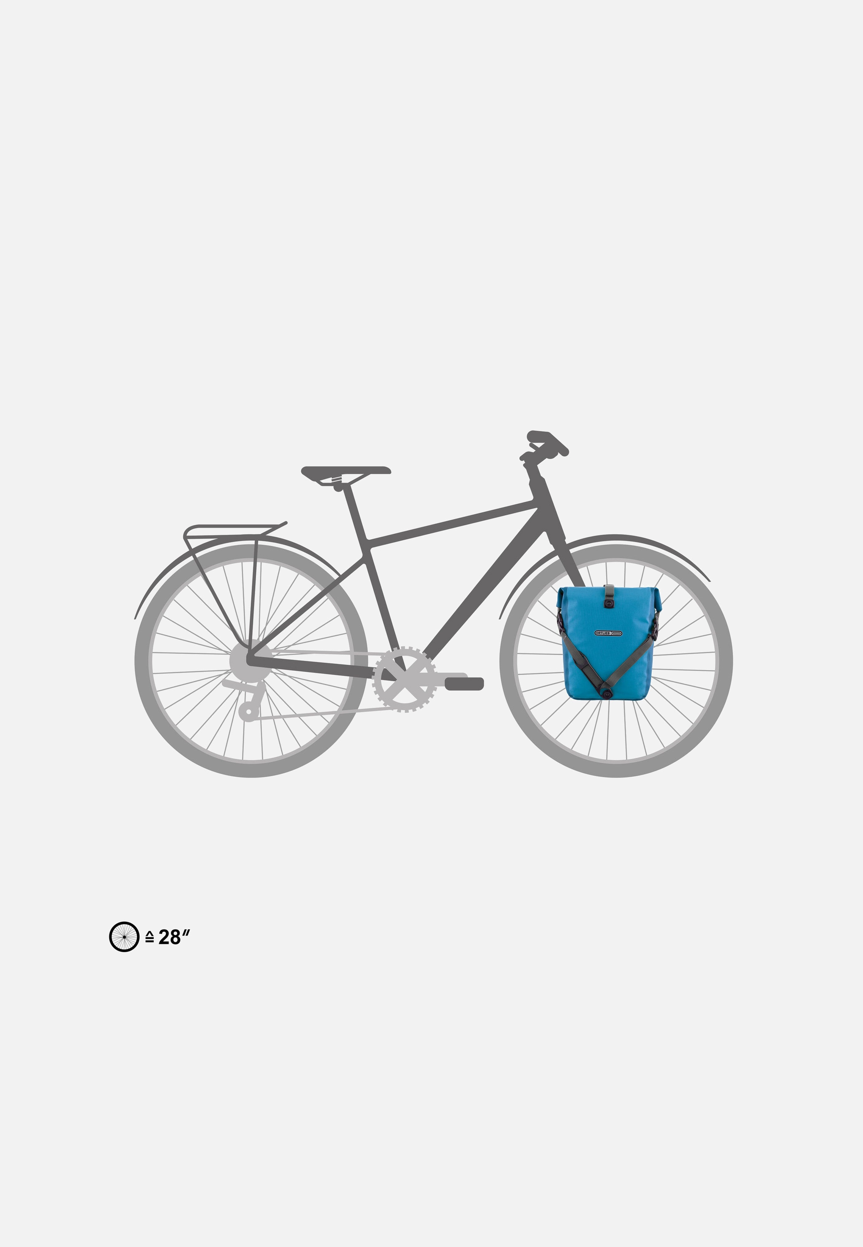 ORTLIEB - Sport-Roller Plus Single Dusk Blue Denim - Bike Bag | Neutral-Image