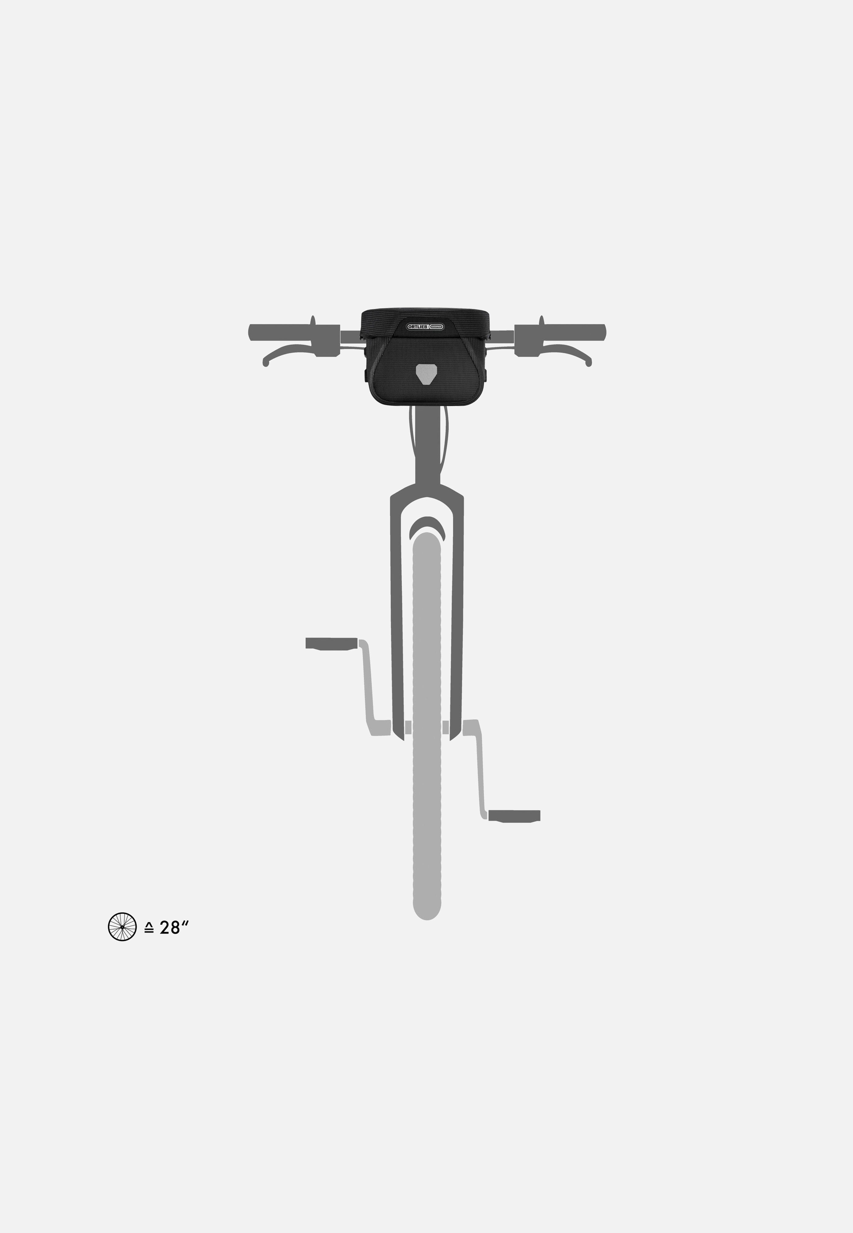 ORTLIEB - Ulitmate High-Visibility 6,5L Schwarz Reflex - Handlebar Bag | Neutral-Image