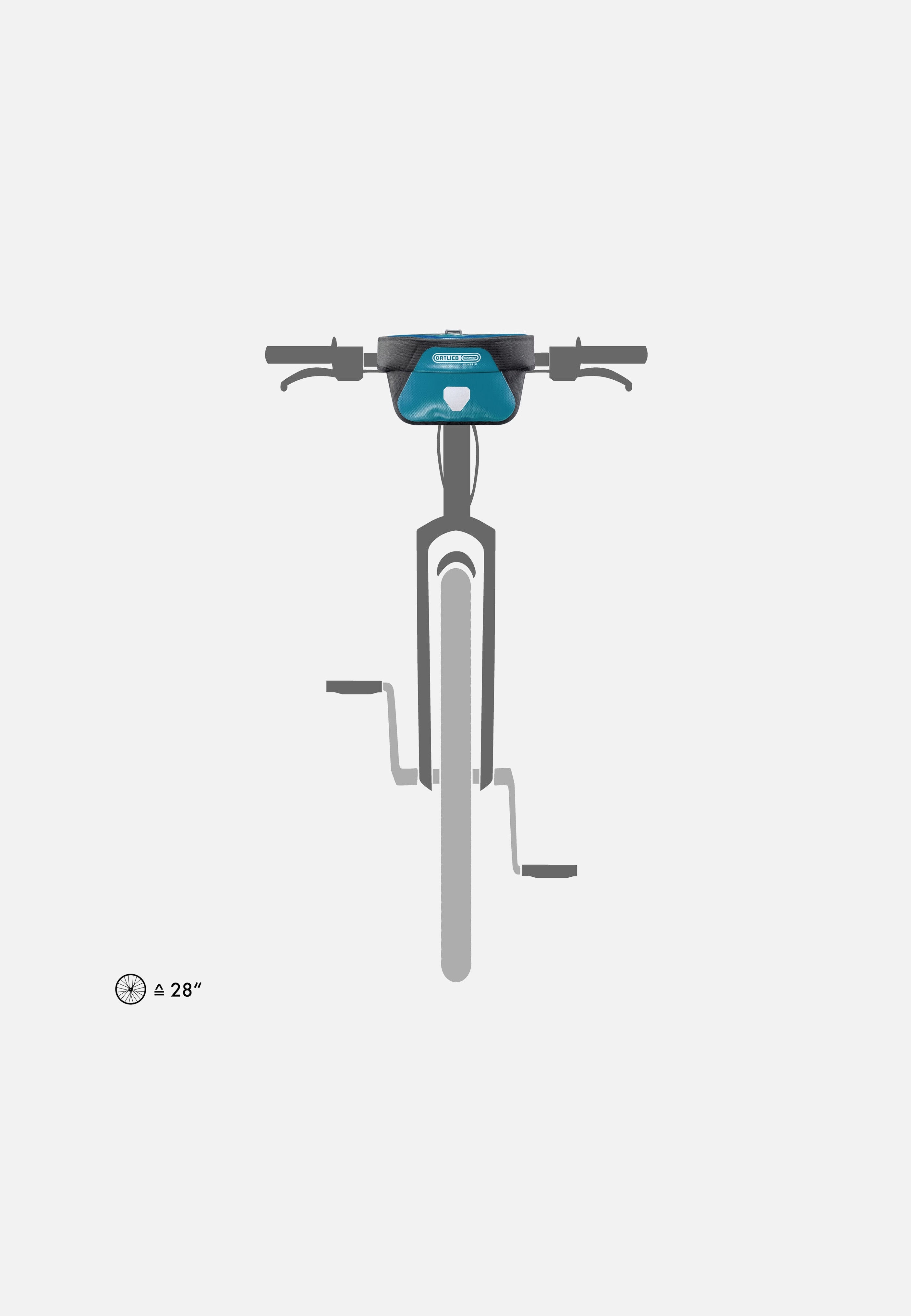 ORTLIEB - Ultimate 5L Petrol Schwarz - Handlebar Bag | Neutral-Image