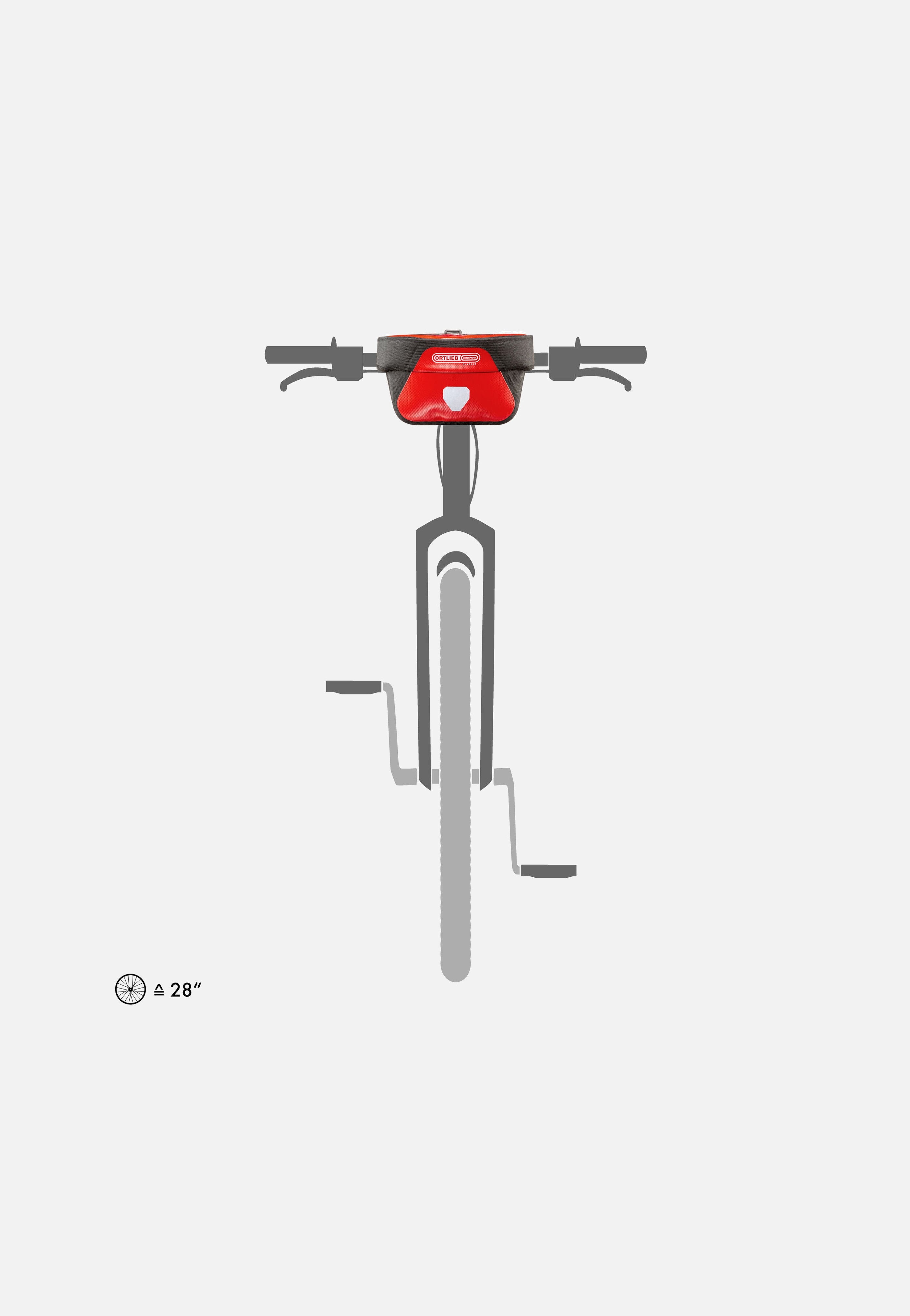 ORTLIEB - Ultimate 5L Rot Schwarz - Handlebar Bag | Neutral-Image