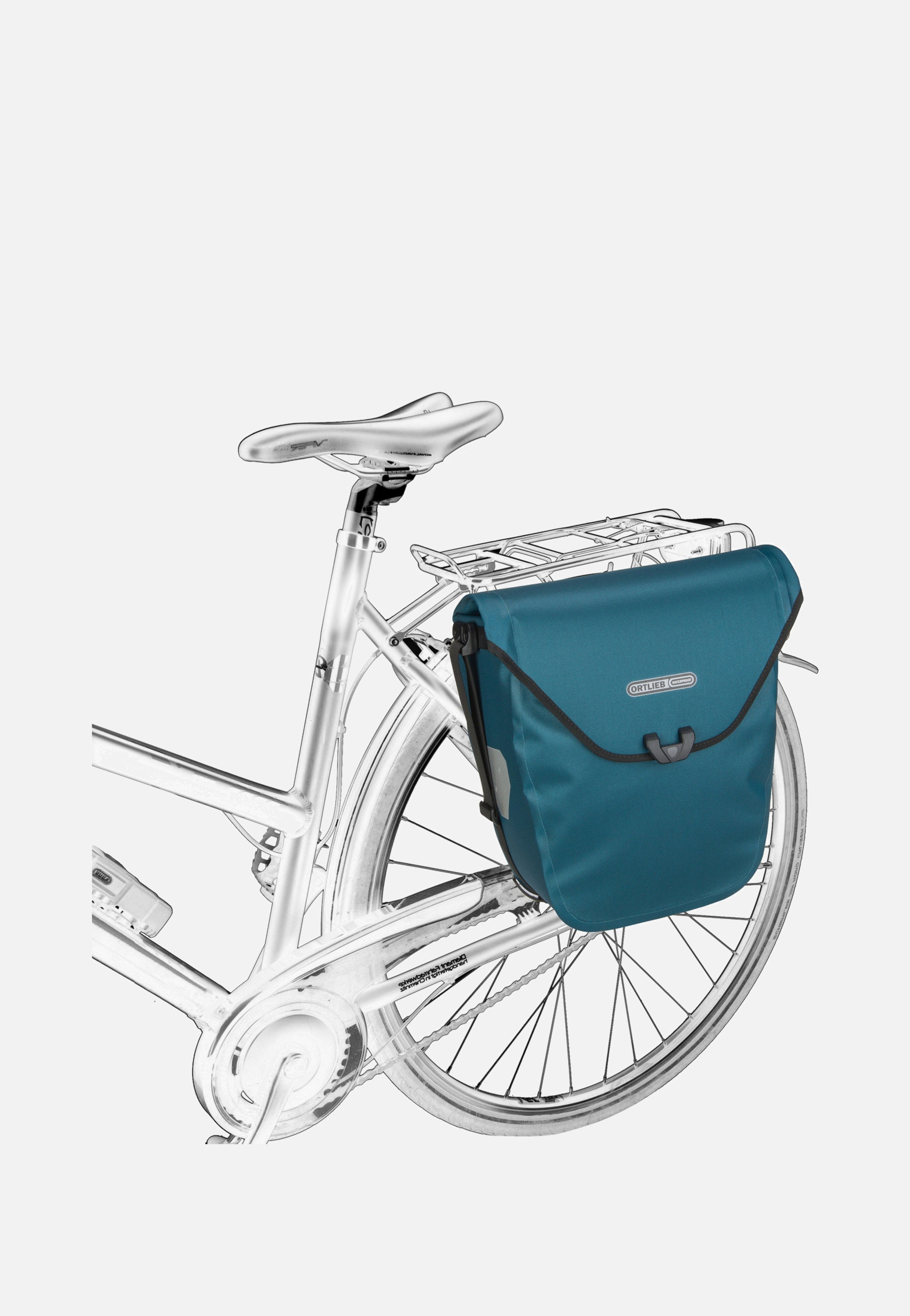 ORTLIEB - Velo-Shopper QL2.1 Petrol - Bike Bag | Neutral-Image