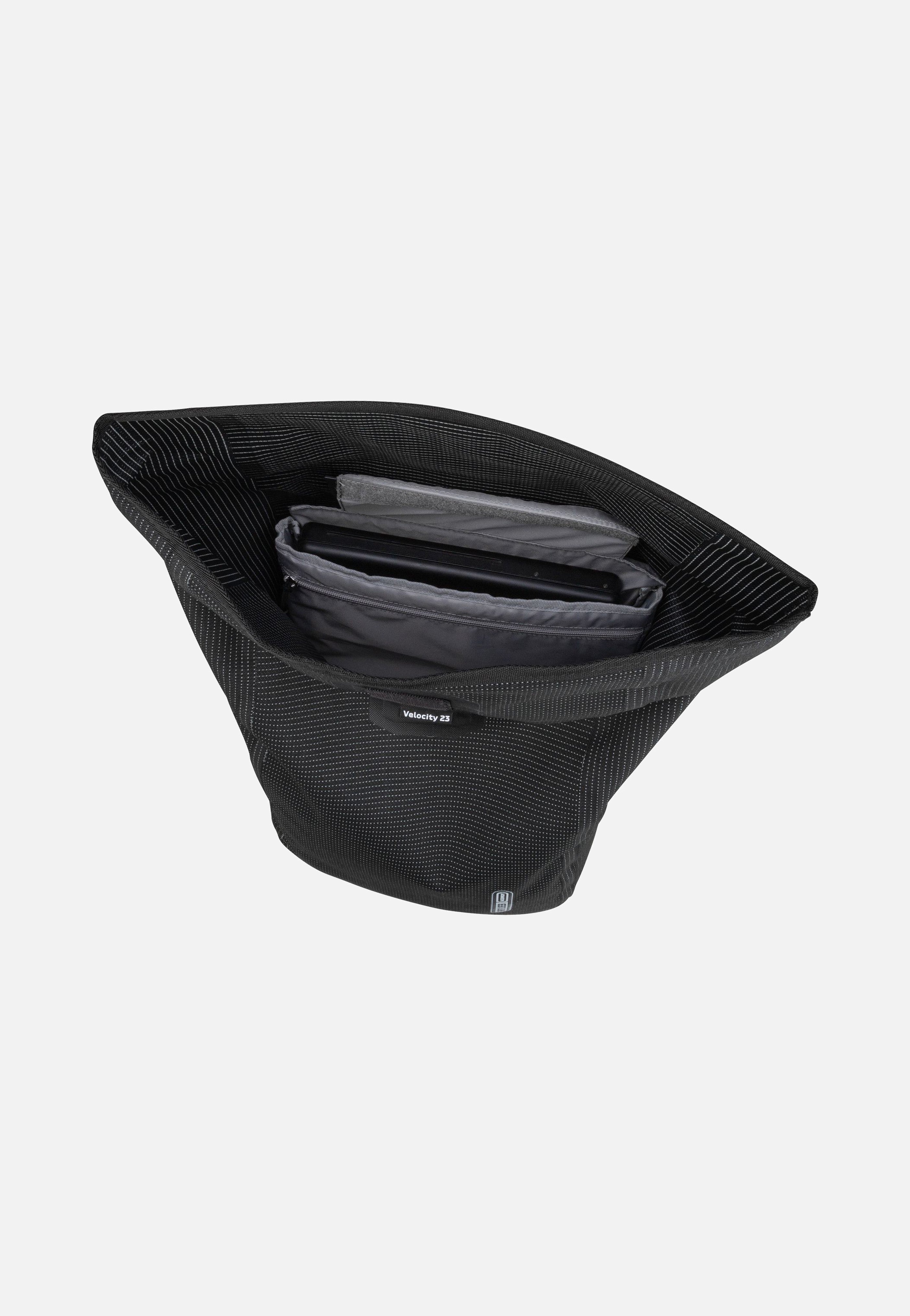 ORTLIEB - Velocity High Visibility Schwarz Reflex - Rolltop Backpack | Neutral-Image