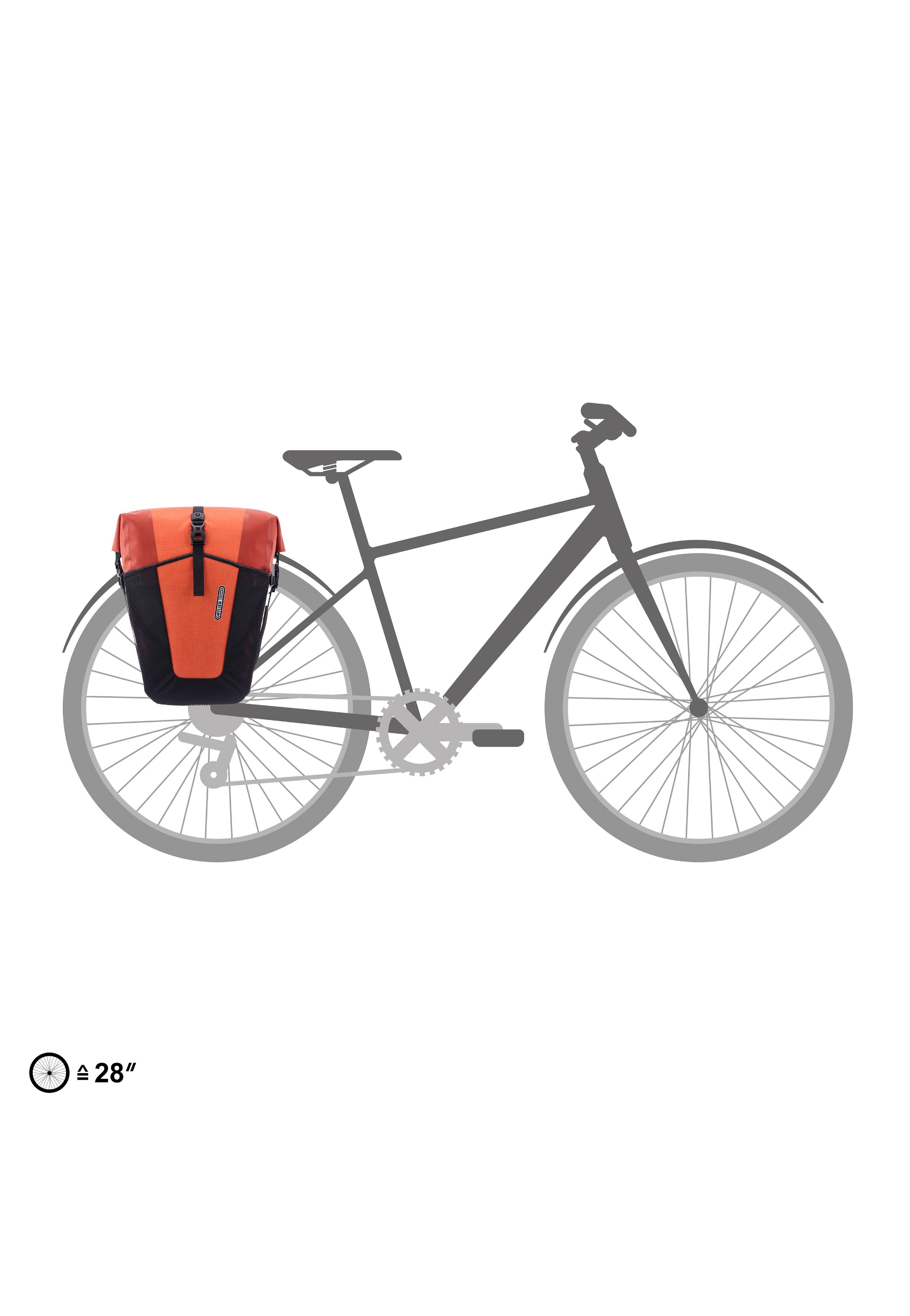 ORTLIEB Back-Roller XL Plus QL2.2 Paar Salsa/Dark Chili Bike Bag