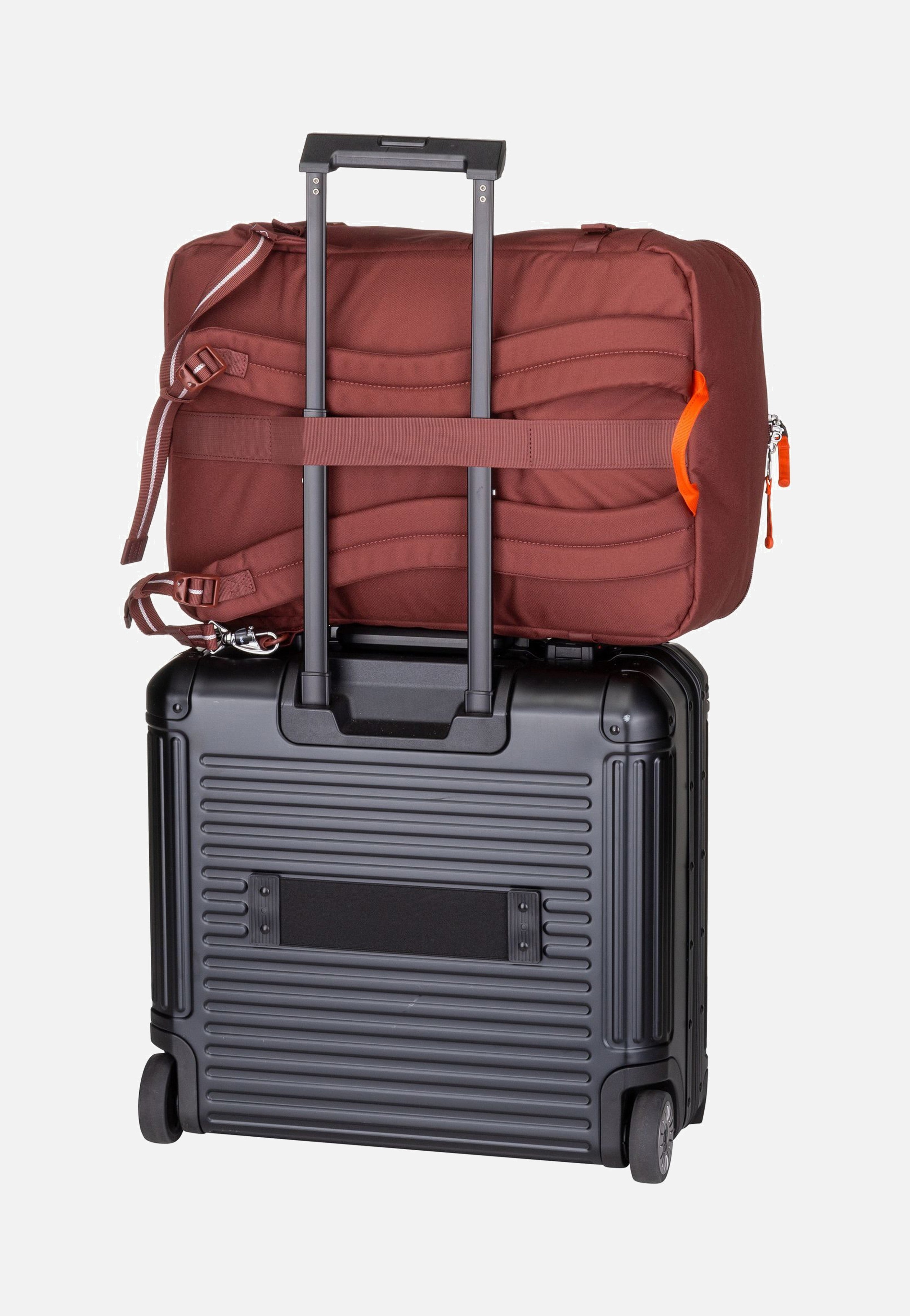 Pacsafe GO 34L Carry-On Garnet Red Travel Backpack