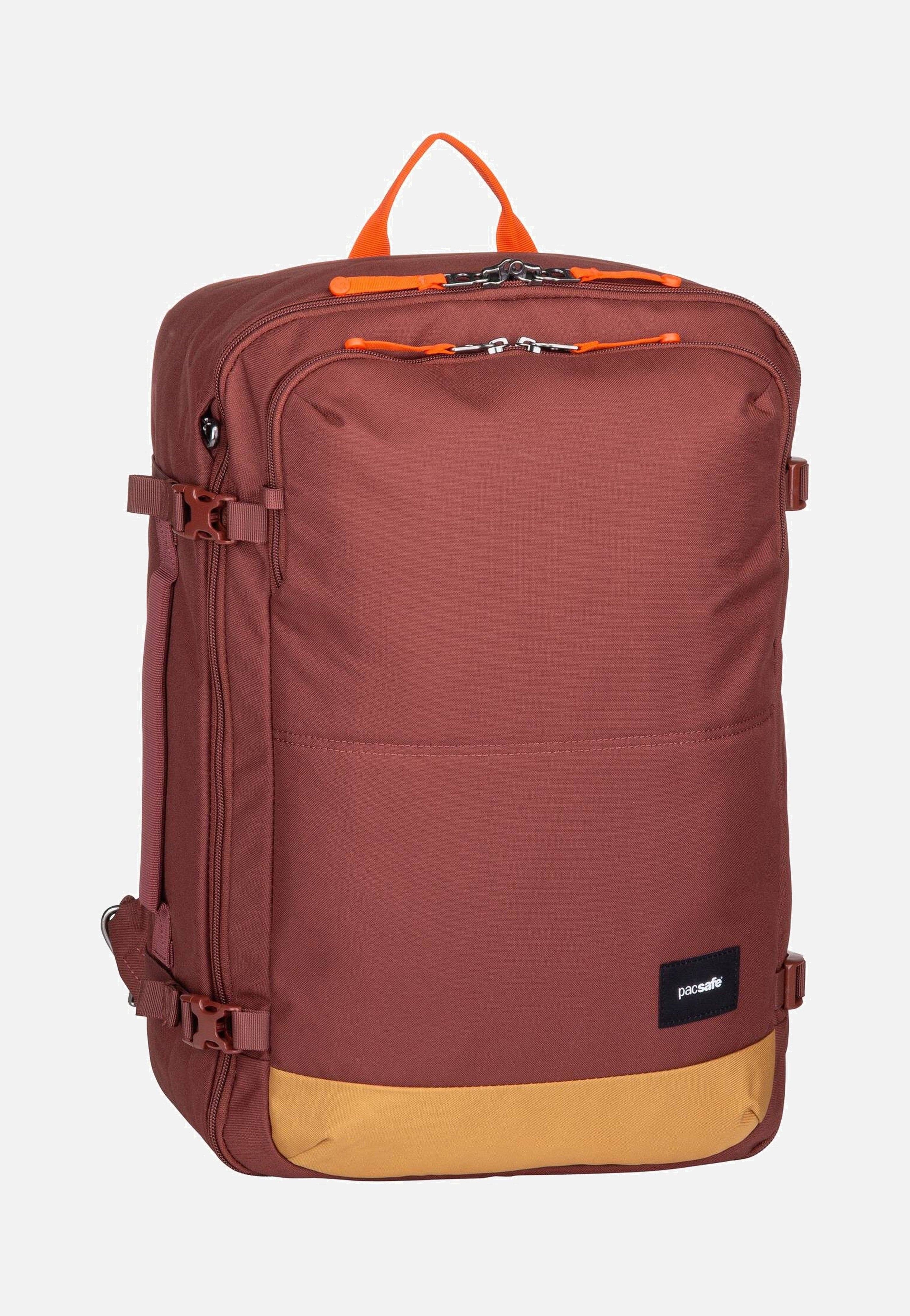 Pacsafe GO 34L Carry-On Garnet Red Travel Backpack