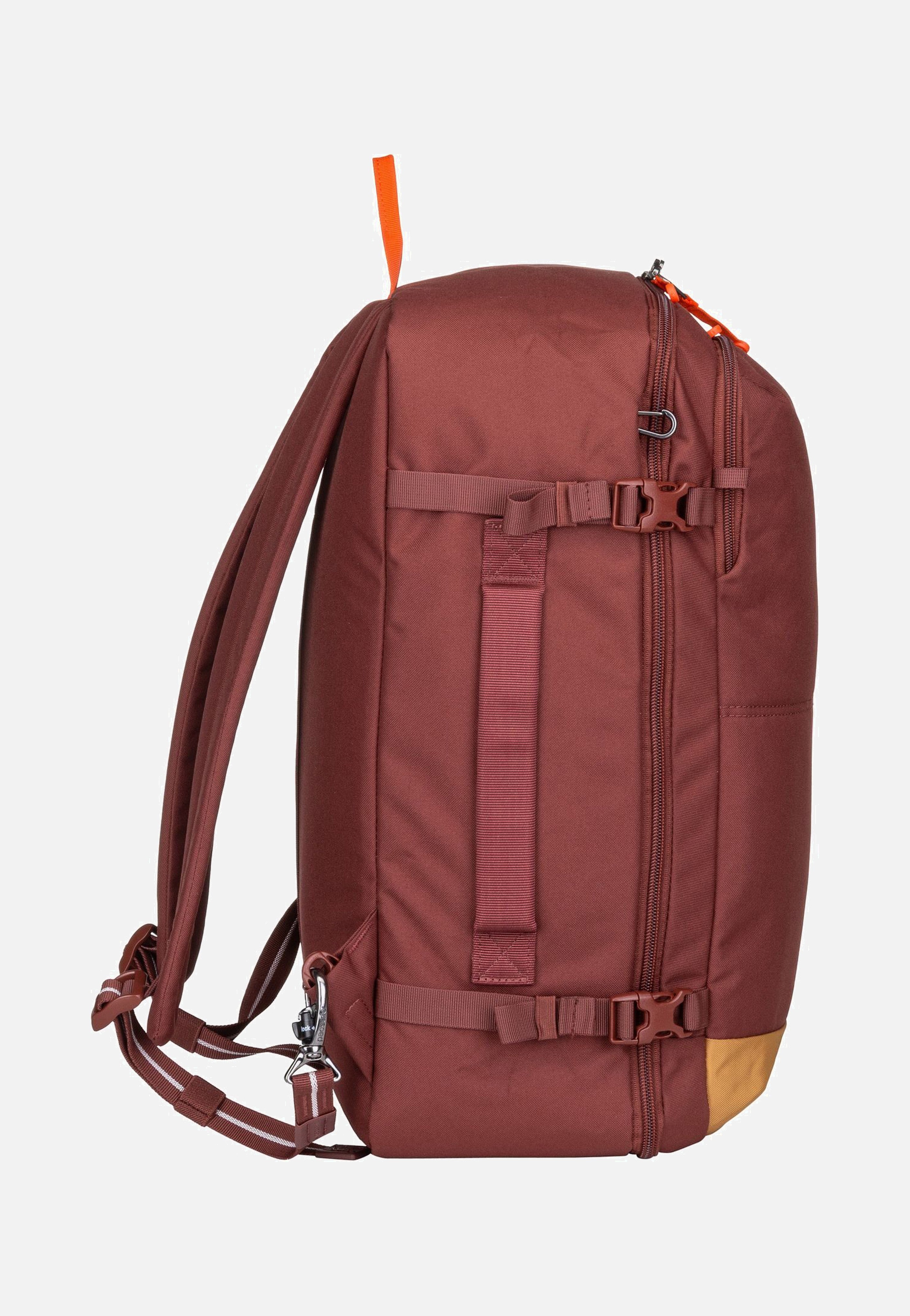 Pacsafe GO 34L Carry-On Garnet Red Travel Backpack