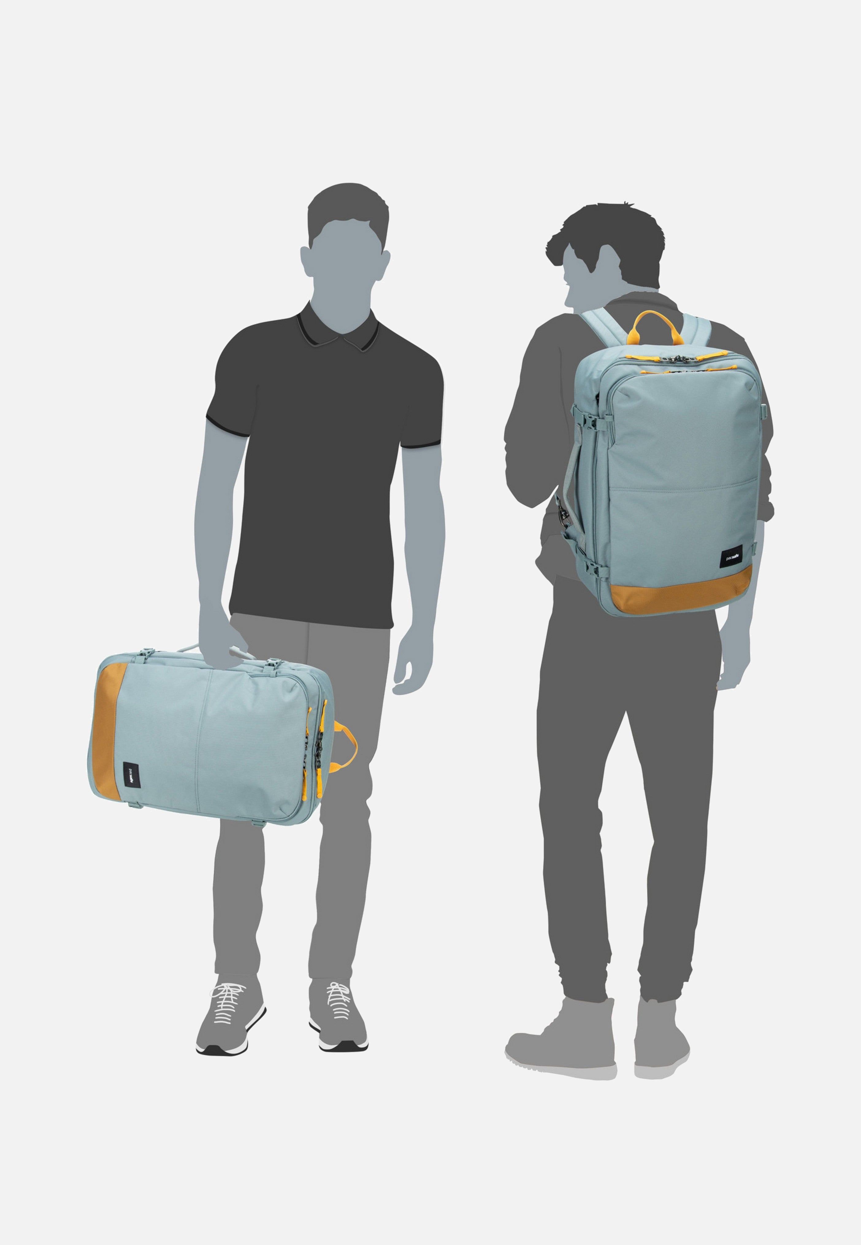 Pacsafe - GO 34L Carry-On Jet Black - Travel Backpack | Neutral-Image