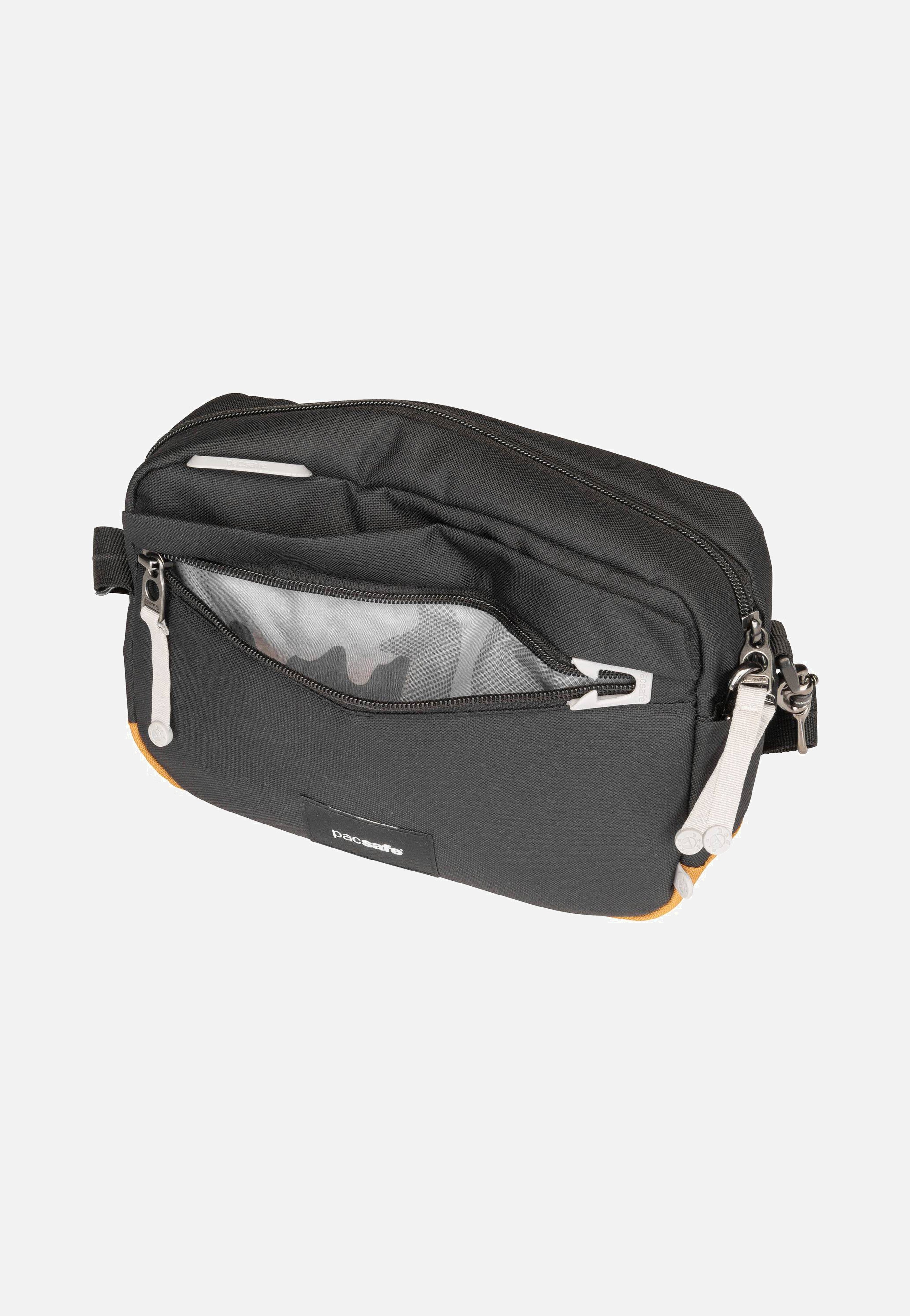 Pacsafe GO Jet Black Crossbody Bag