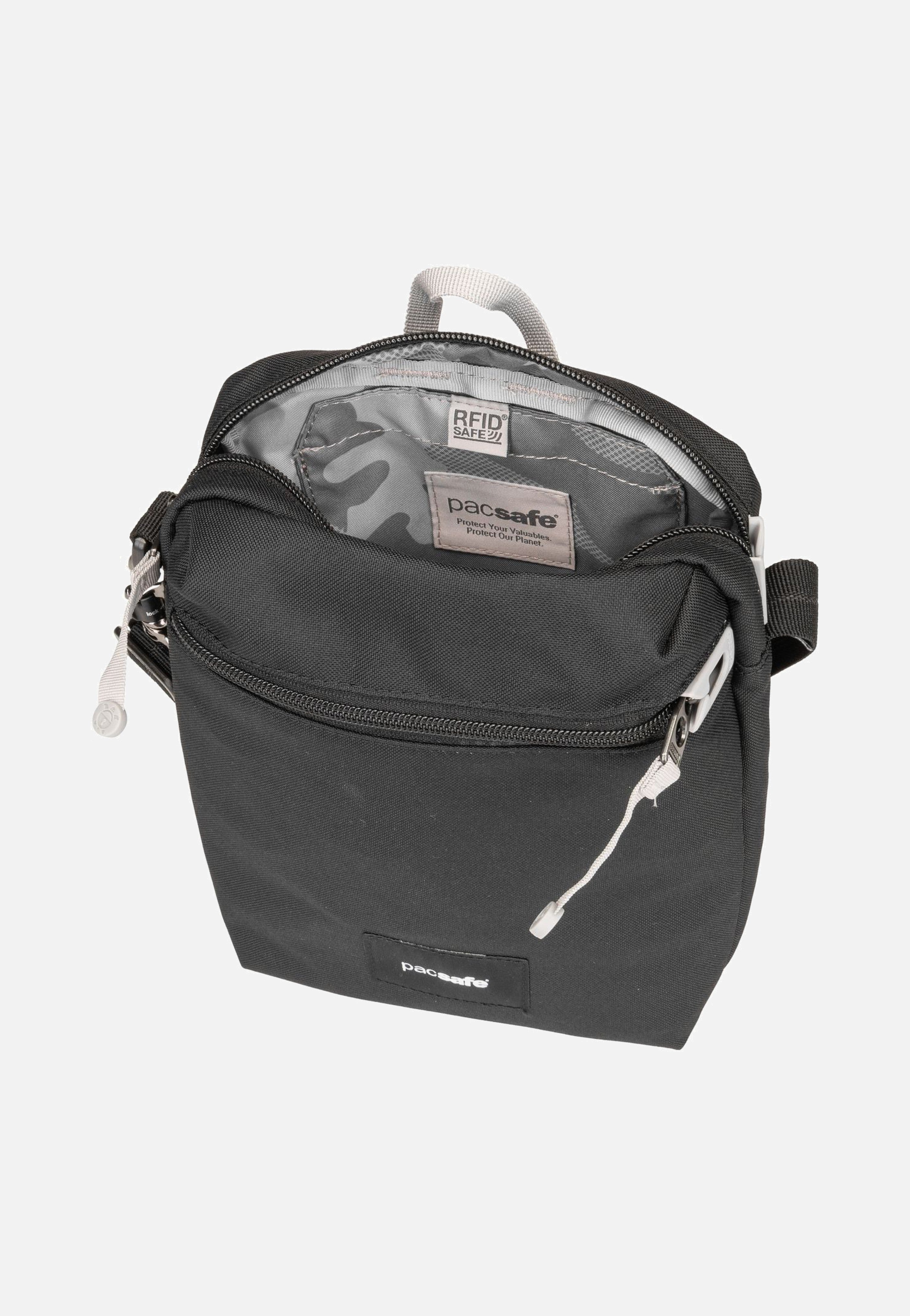 Pacsafe GO Festival Jet Black Crossbody Bag