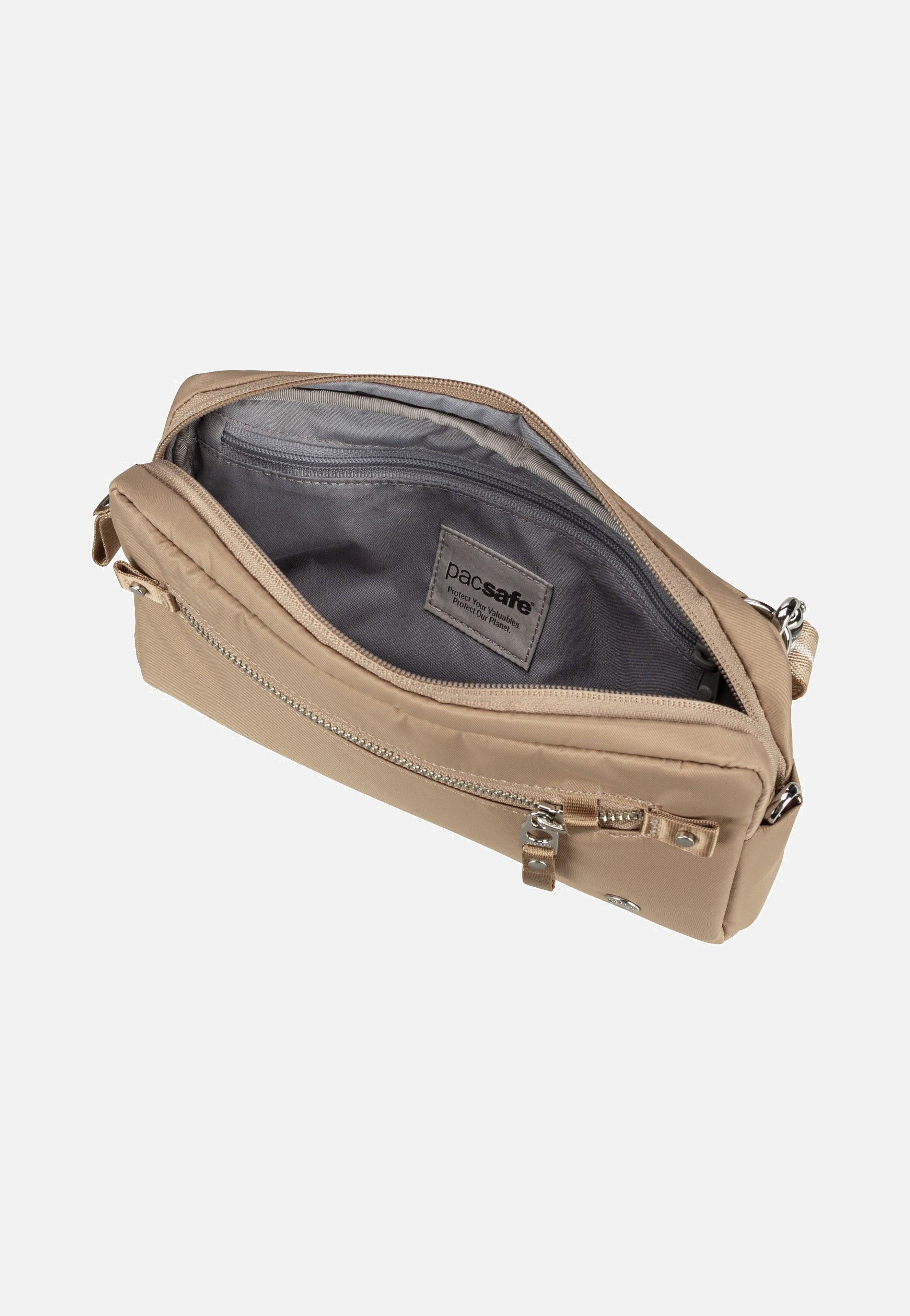 Pacsafe W 3-in1 sling Taupe Crossbody Bag