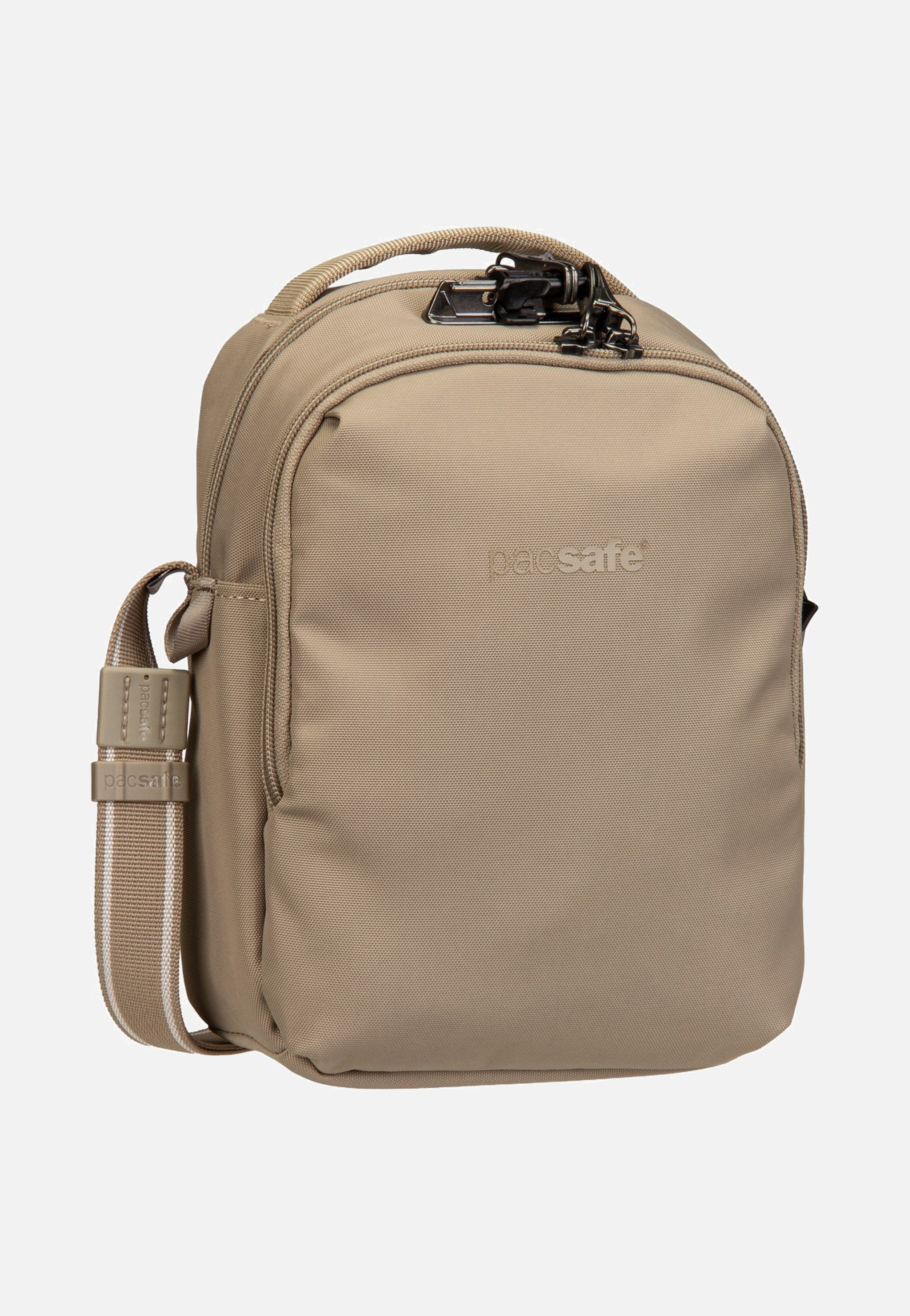 Pacsafe V Companion Beige Crossbody Bag