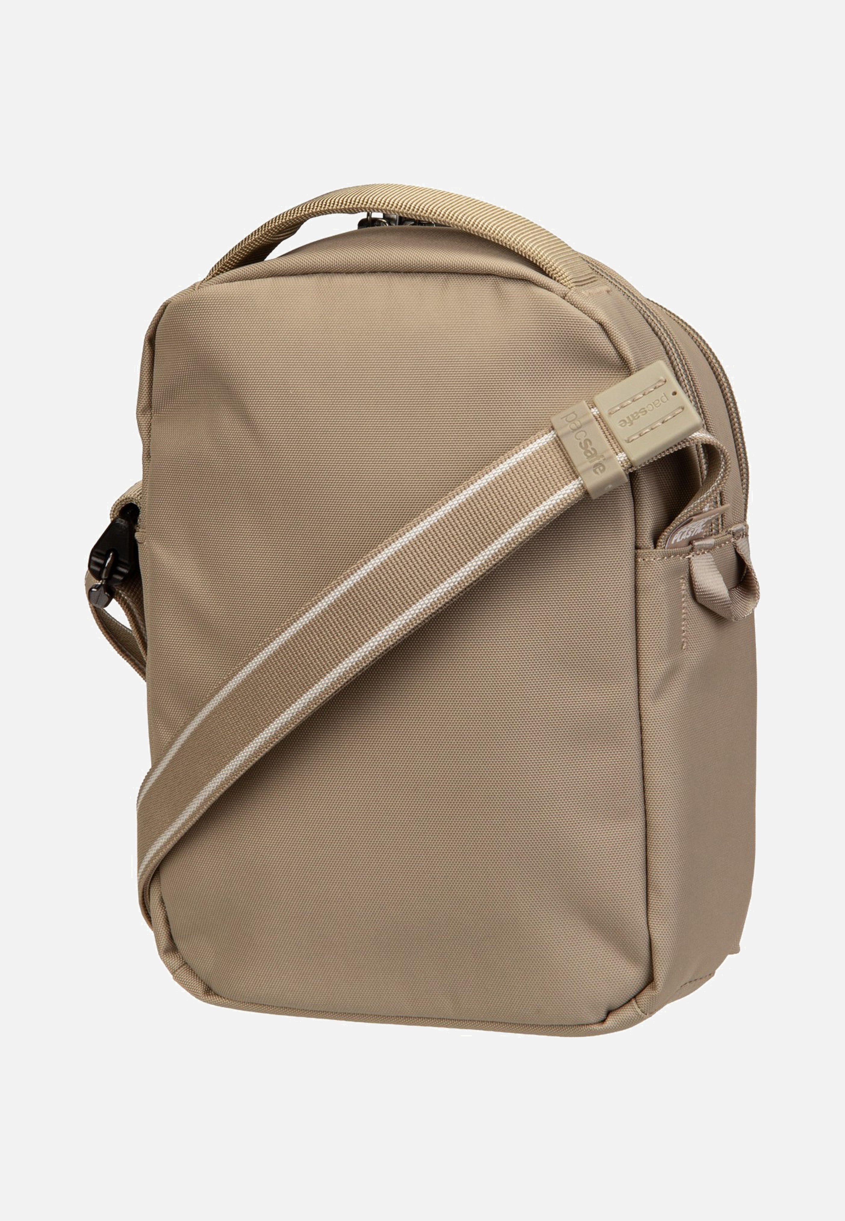 Pacsafe V Companion Beige Crossbody Bag