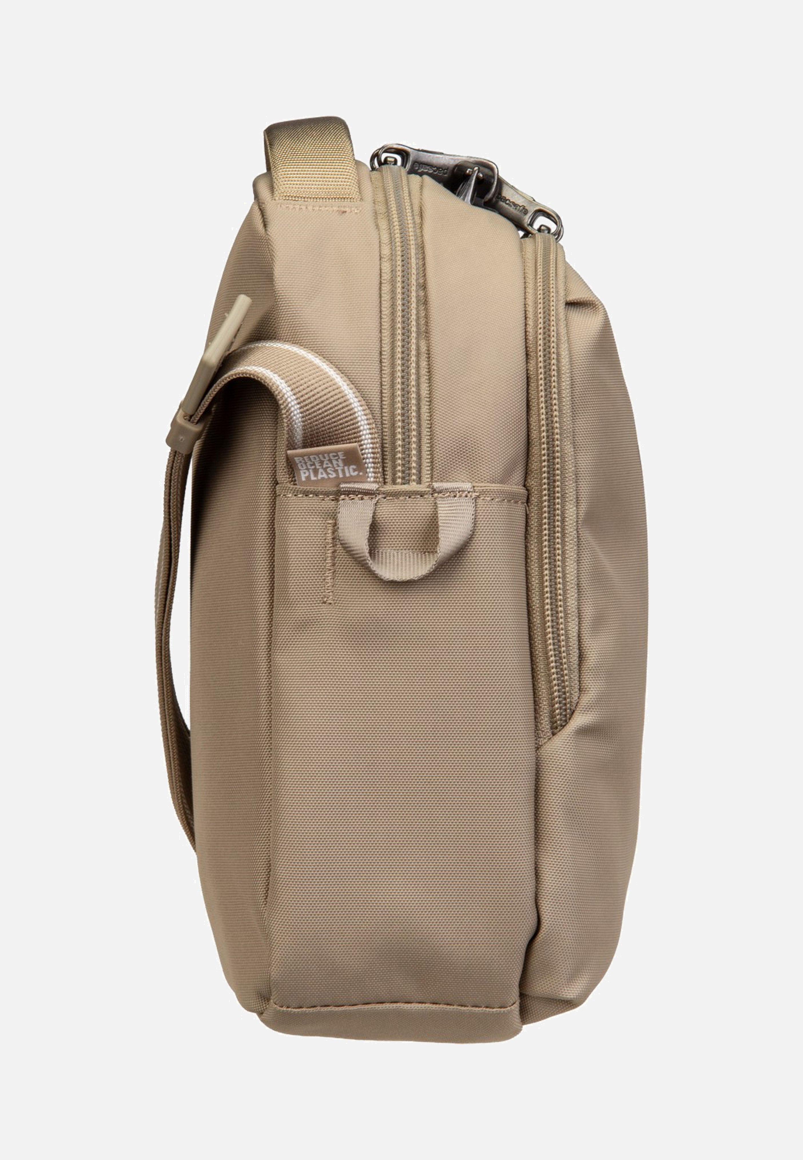Pacsafe V Companion Beige Crossbody Bag