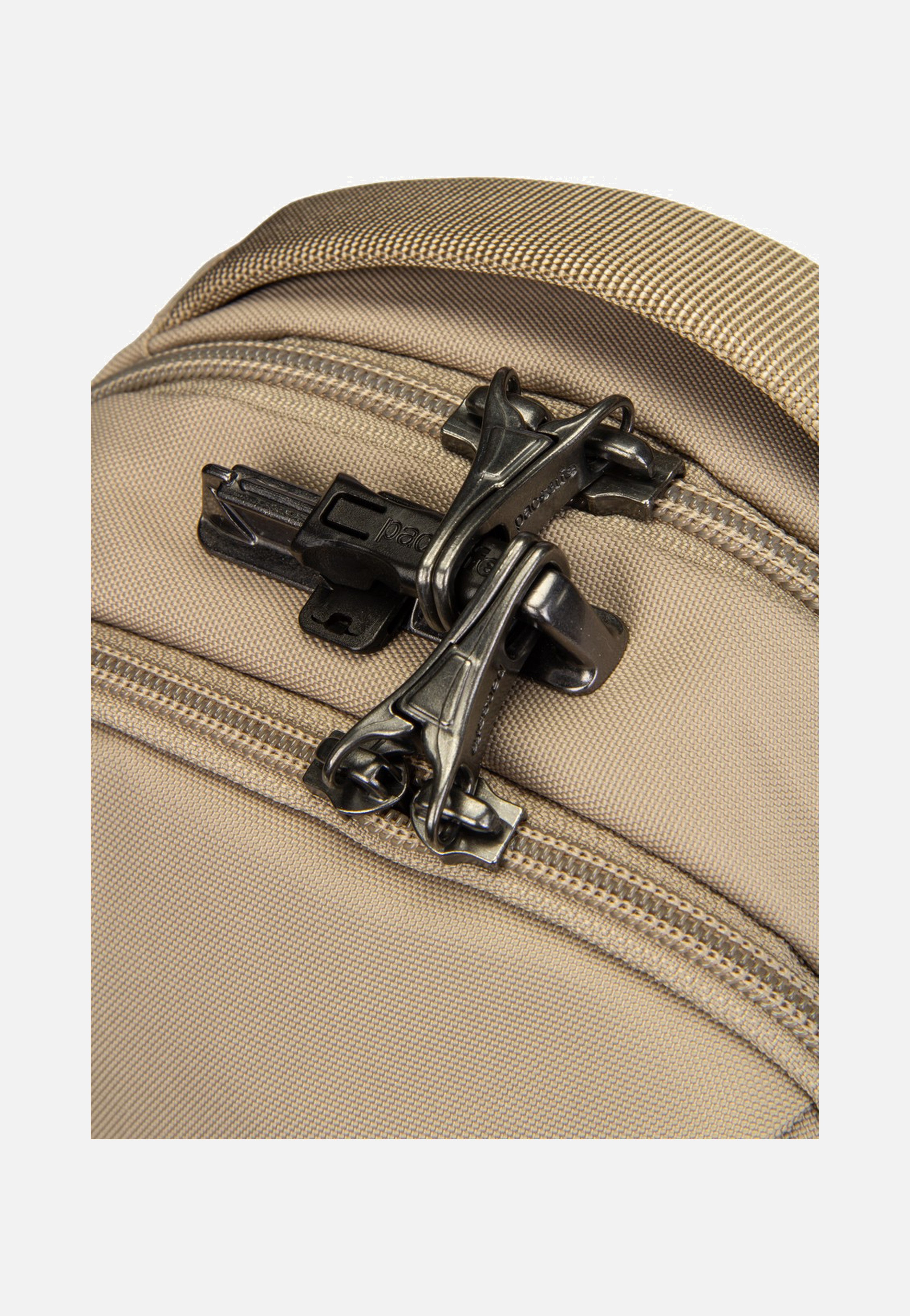 Pacsafe V Companion Beige Crossbody Bag