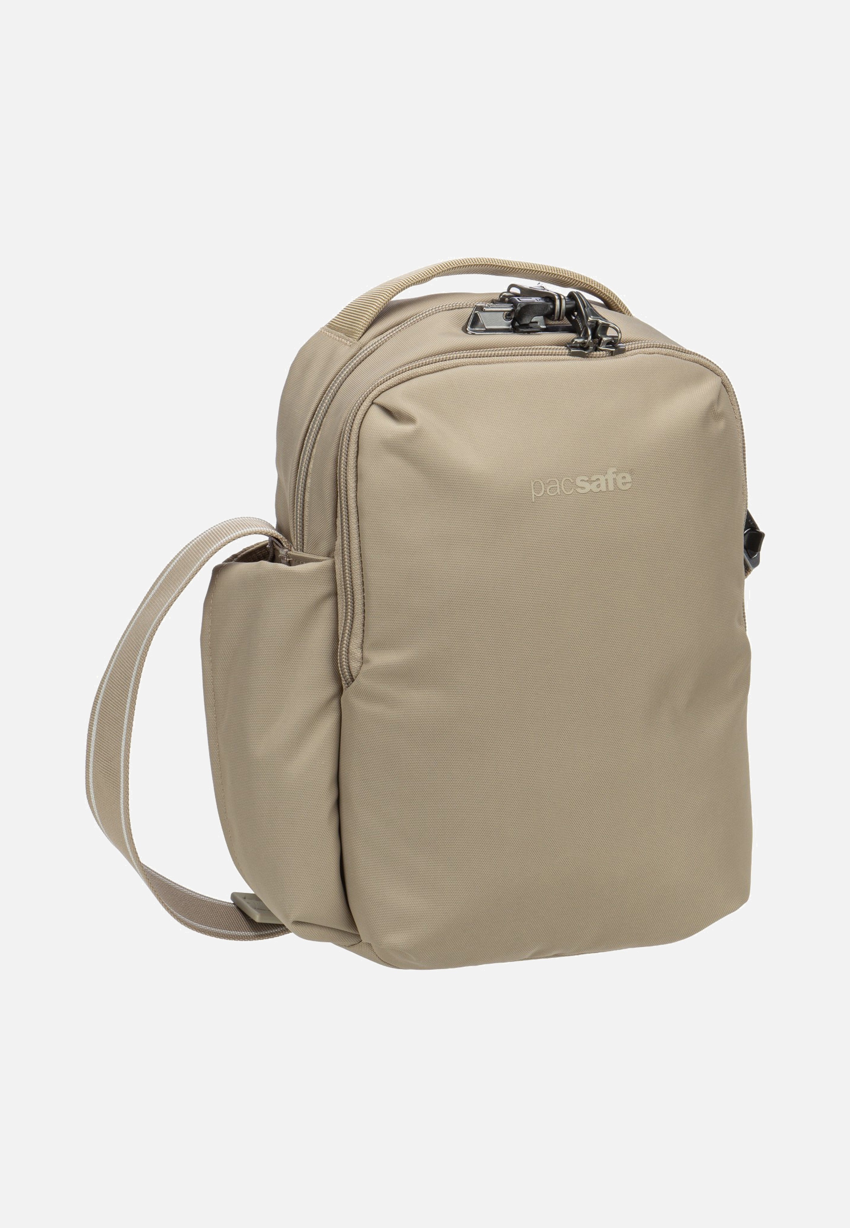 Pacsafe V Tour Beige Crossbody Bag
