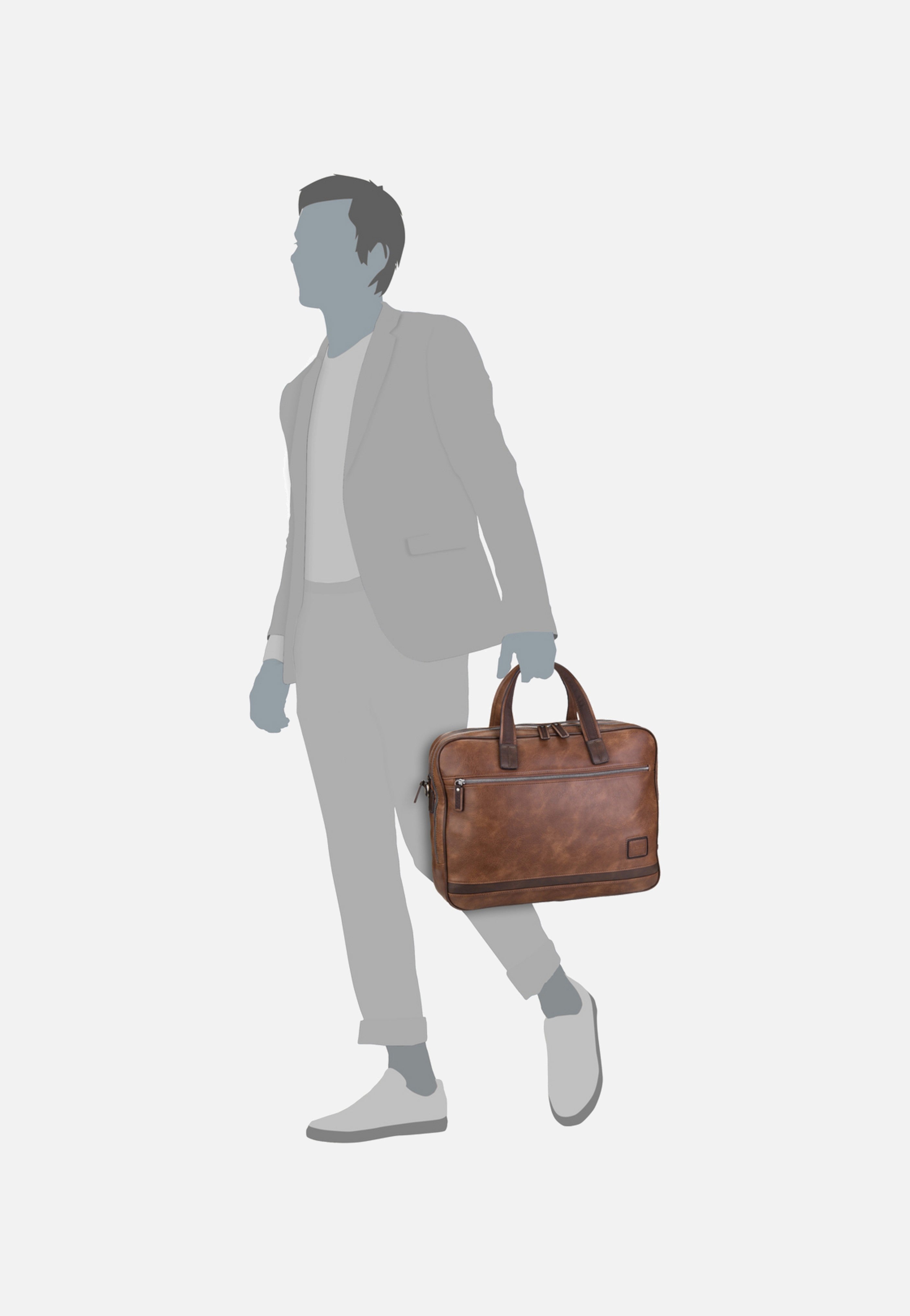 Picard - Breakers 2462 Whisky/Kombi - Briefcase | Men-Image