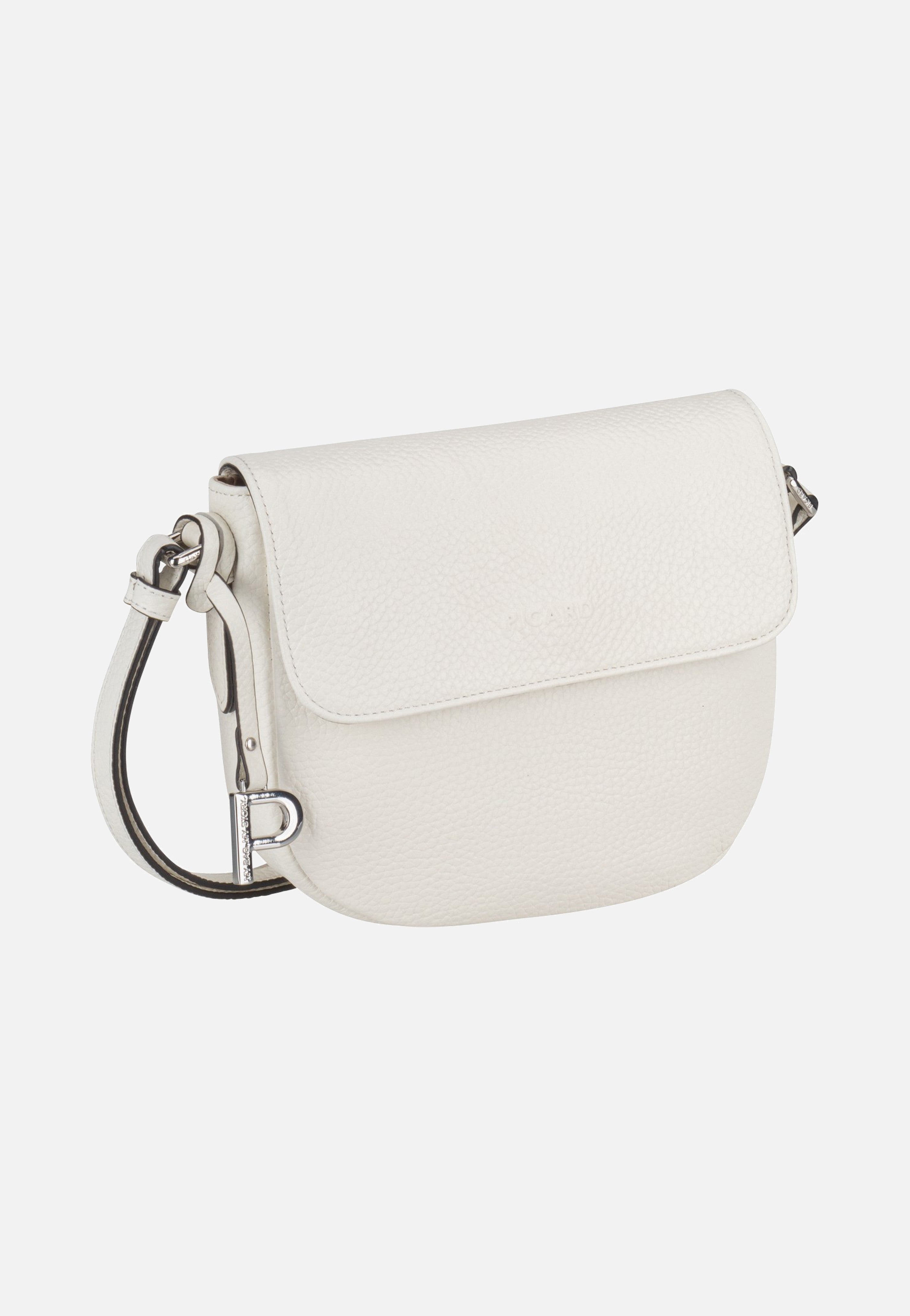 Picard Pure White Lily Crossbody Bag