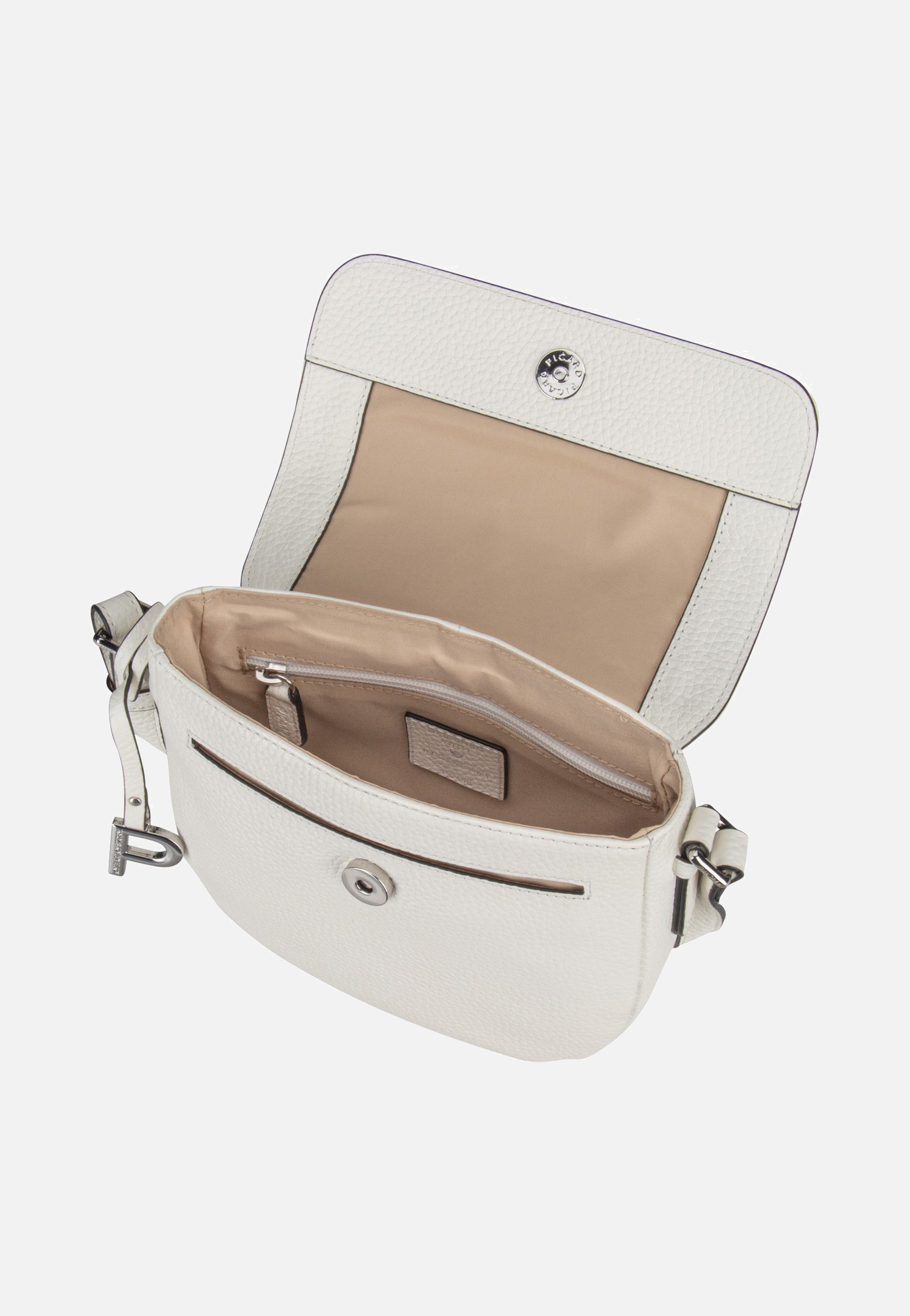 Picard Pure White Lily Crossbody Bag