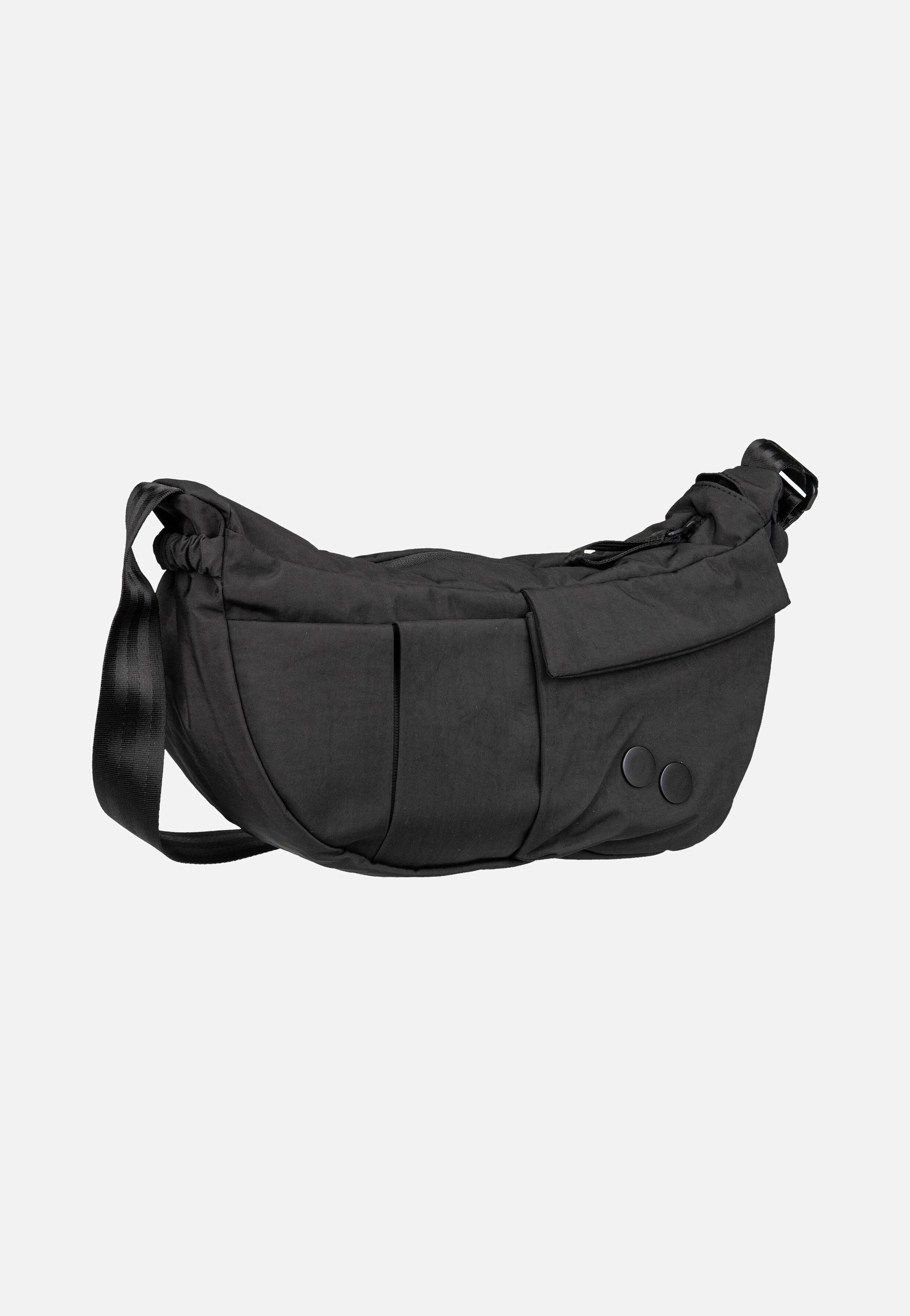 pinqponq Krumm Medium Crinkle Black Crossbody Bag
