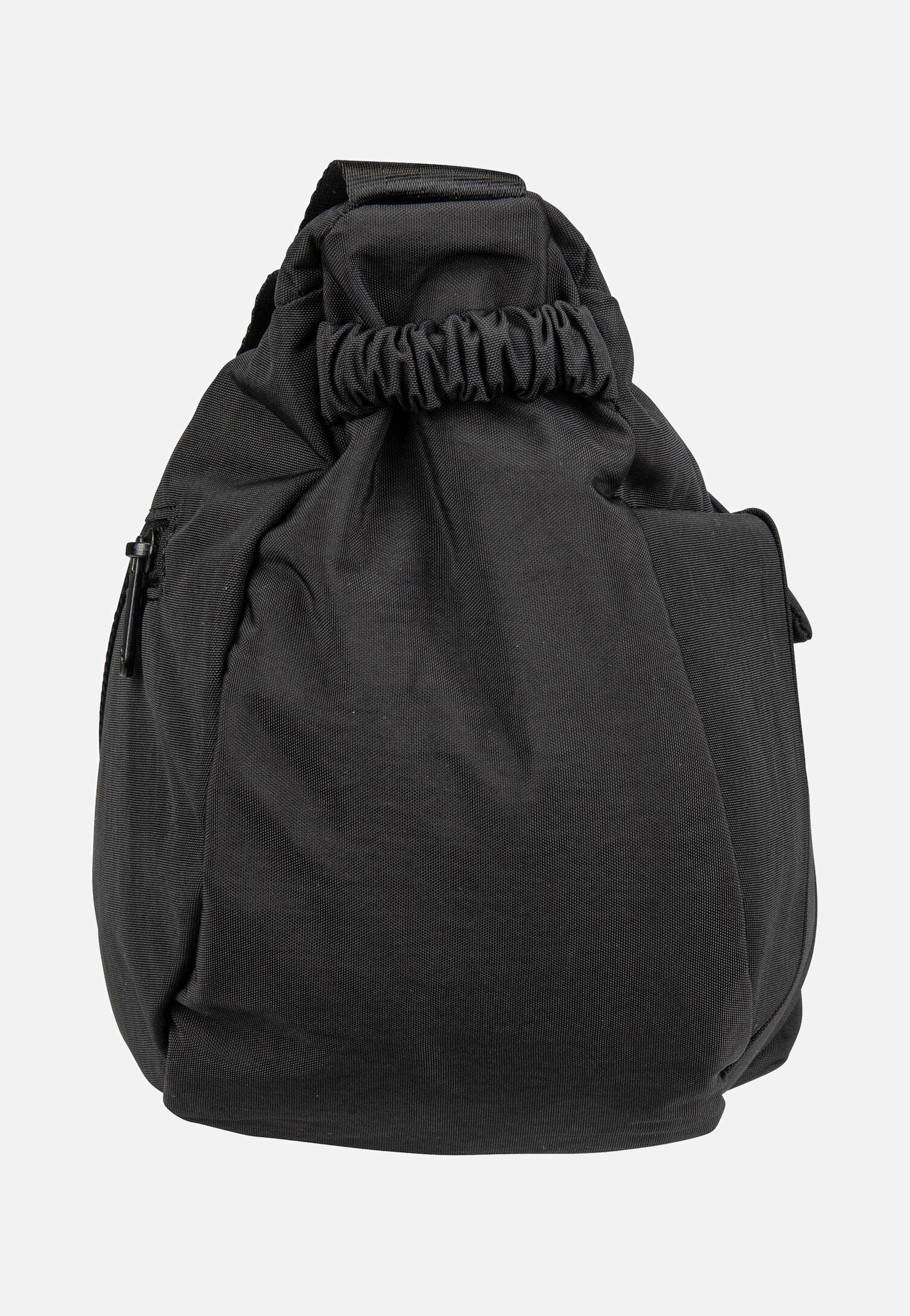 pinqponq Krumm Medium Crinkle Black Crossbody Bag