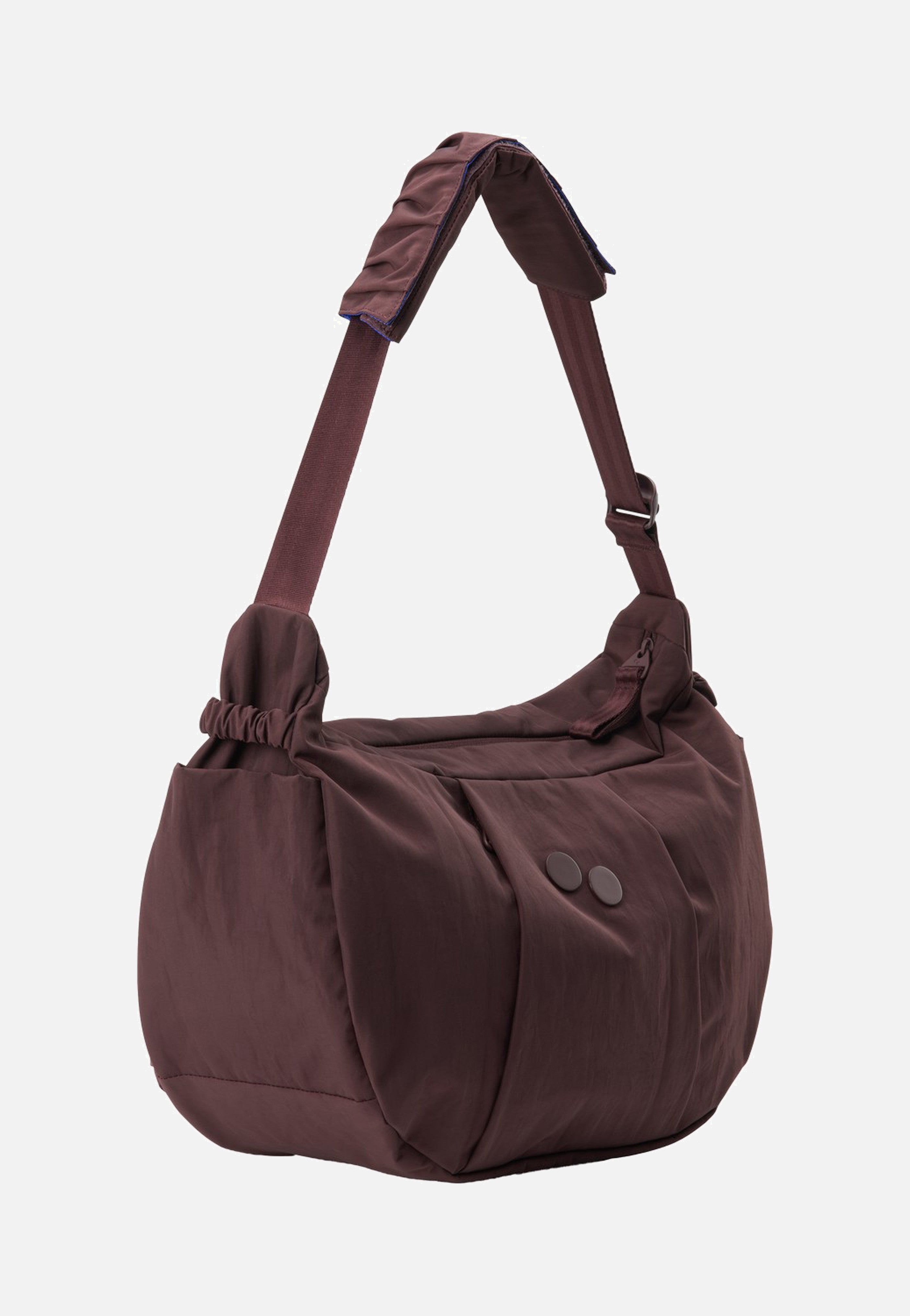 pinqponq Krumm Large Crinkle Mahagoni Hobo Bag