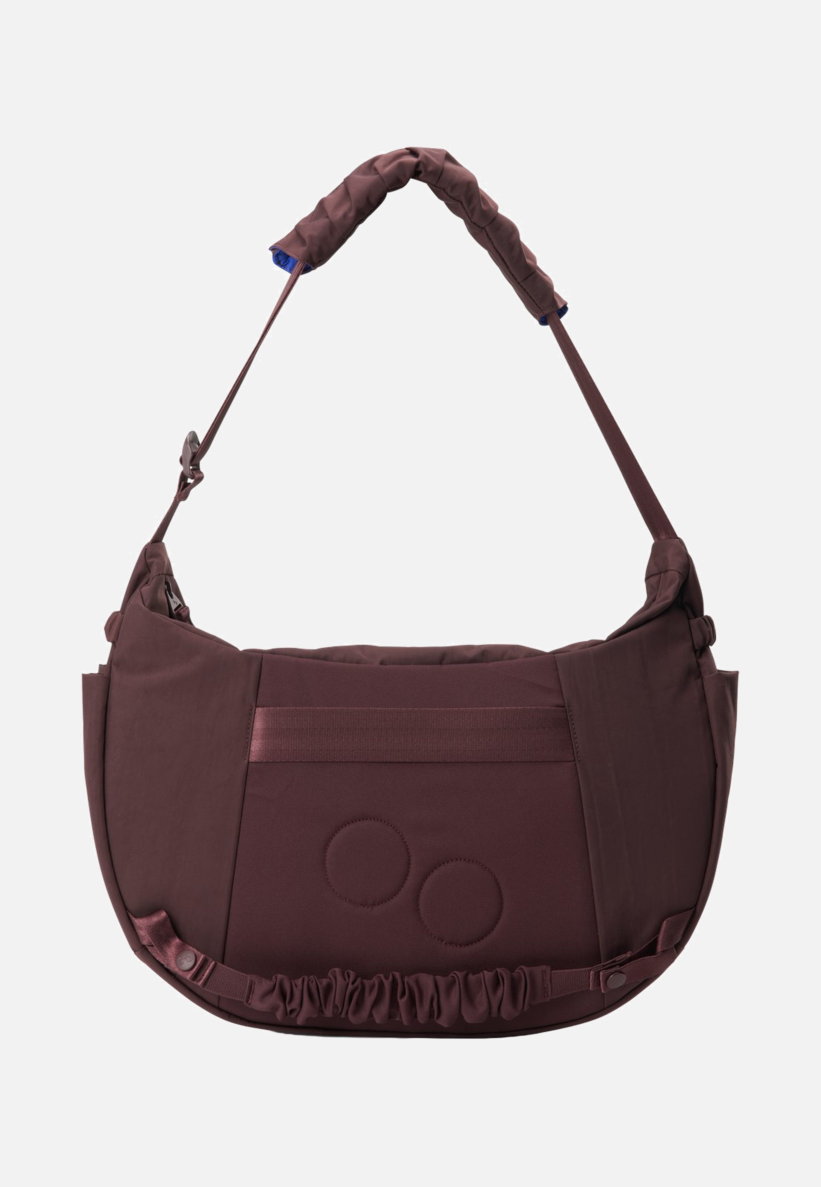 pinqponq Krumm Large Crinkle Mahagoni Hobo Bag