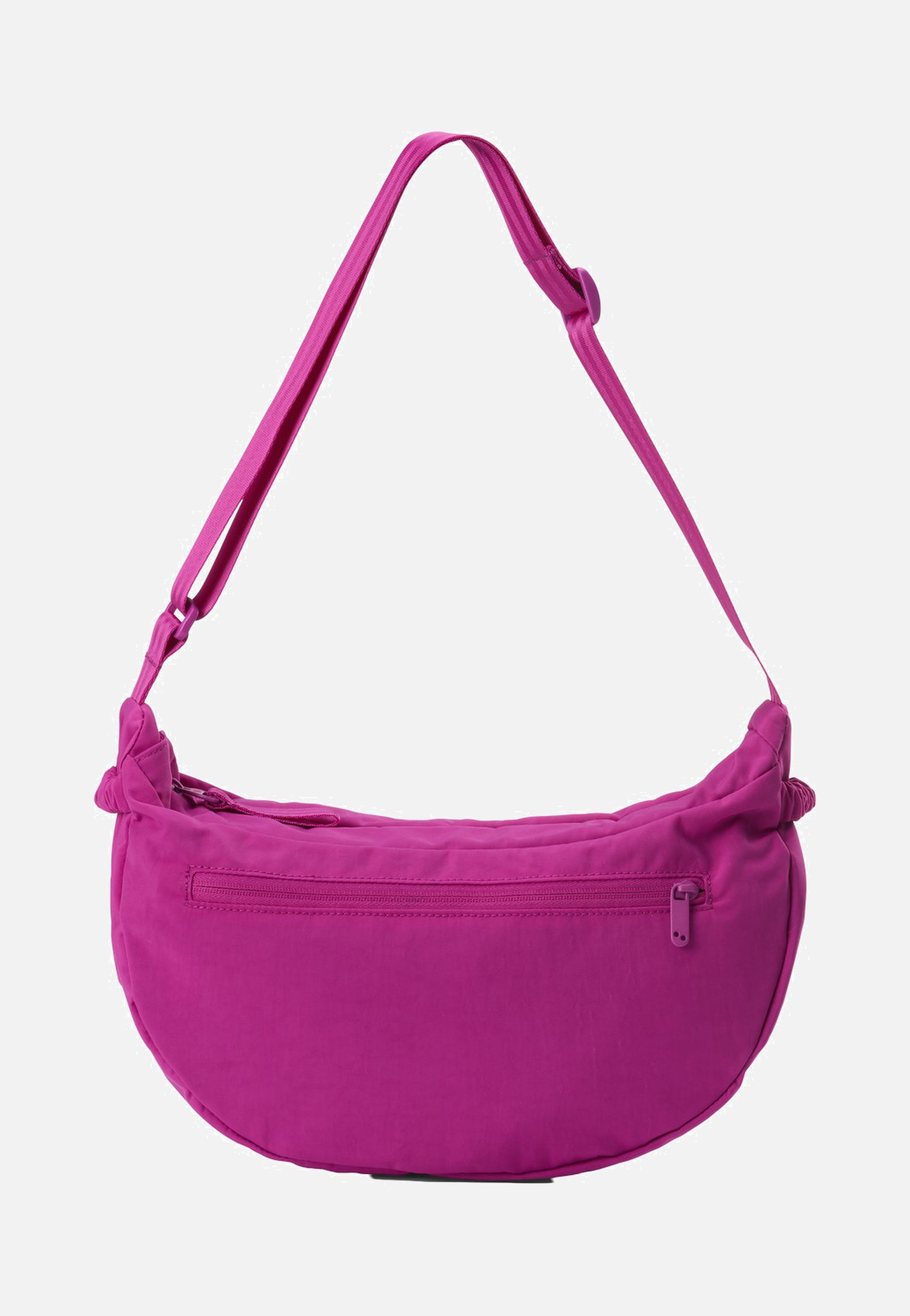 pinqponq Krumm Medium Crinkle Fuchsia Crossbody Bag