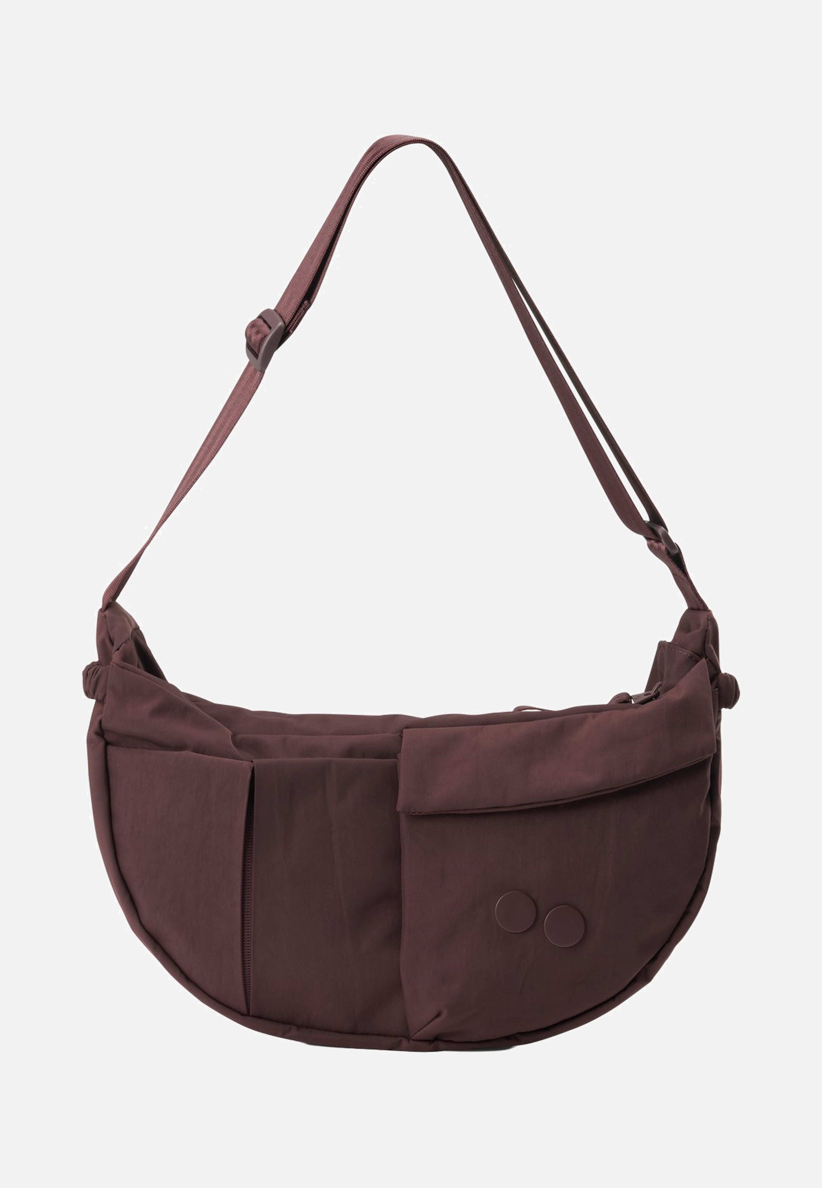 pinqponq Krumm Medium Crinkle Mahagoni Crossbody Bag