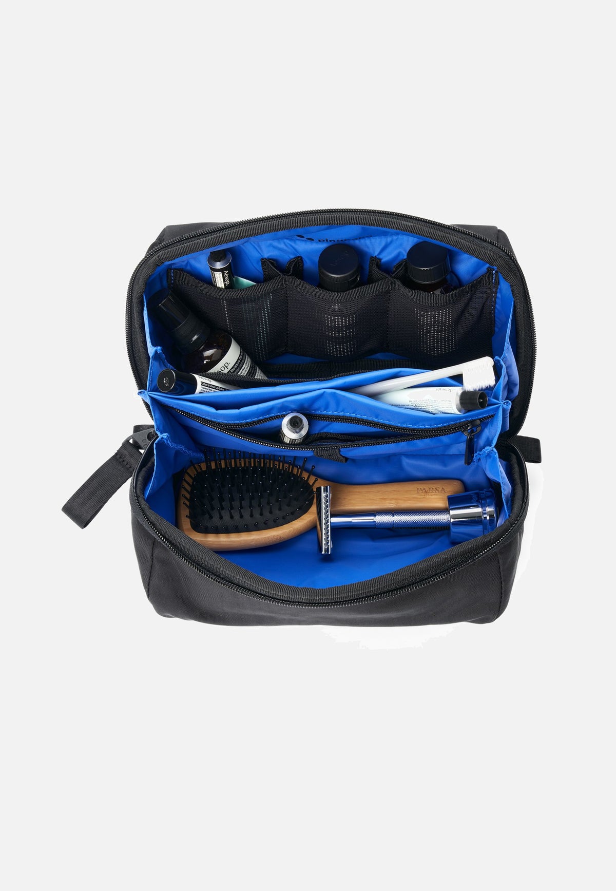 pinqponq Washbag Crinkle Black Bolsa de aseo