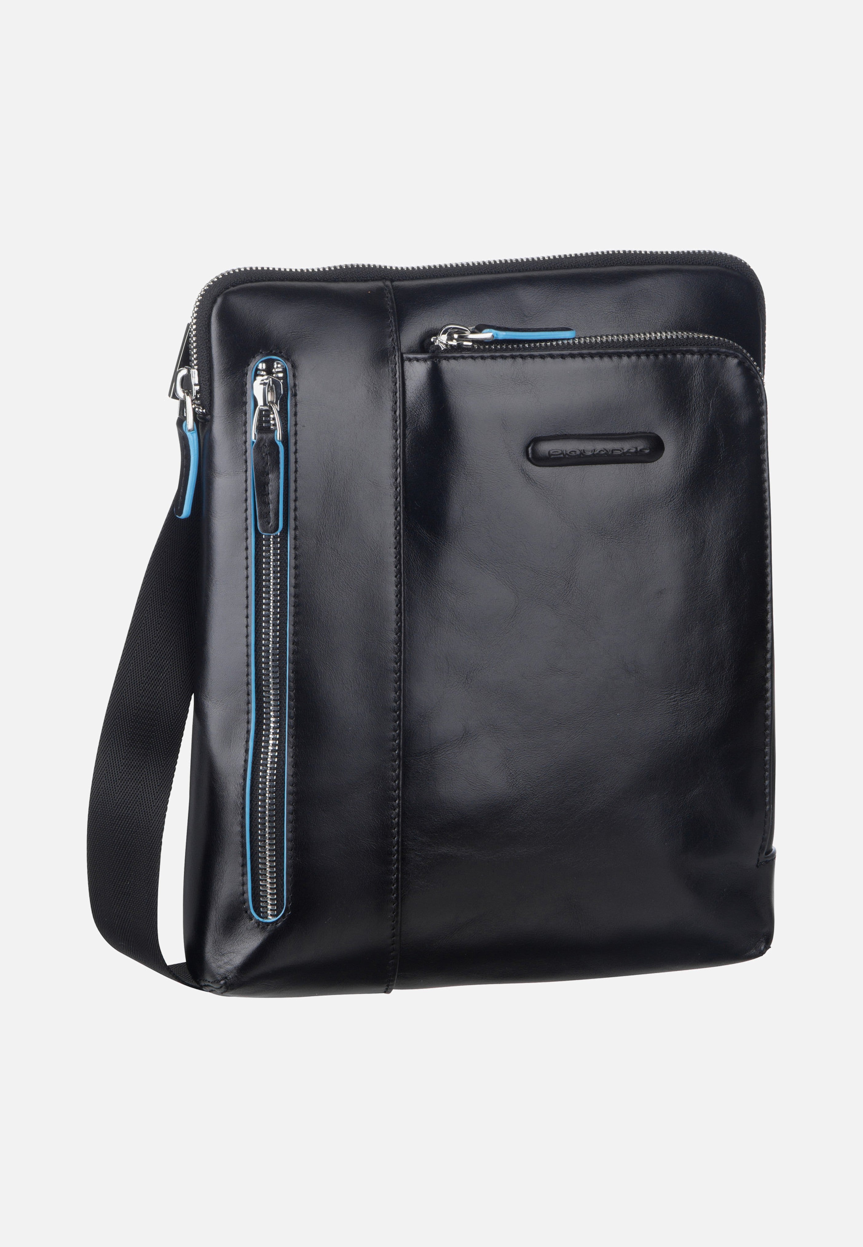 Piquadro - Blue Square 1816 Nero - Crossbody Bag | Men-Image