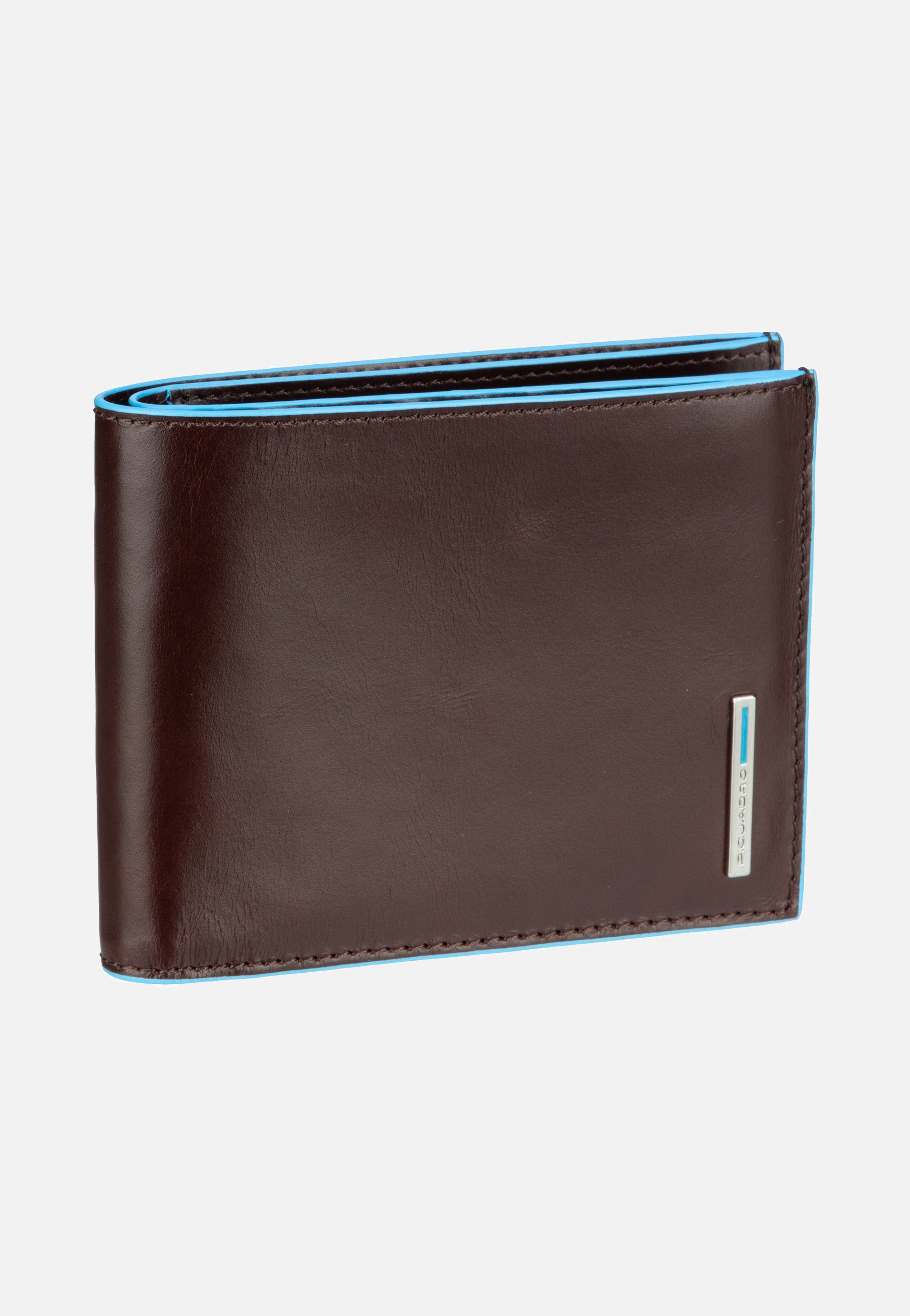 Piquadro - Blue Square Wallet 1240 RFID Mogano - Wallet | Men-Image