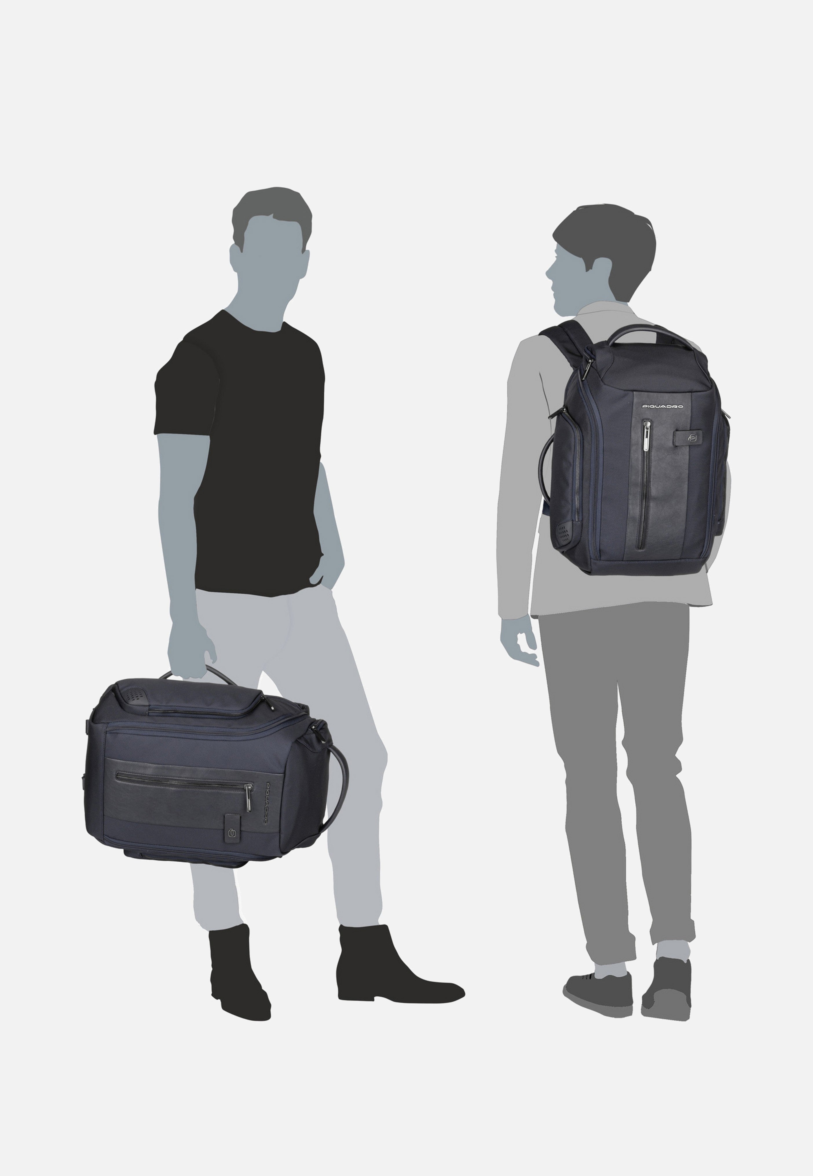 Piquadro - Brief 6154 RFID Blu - Backpack | Men-Image